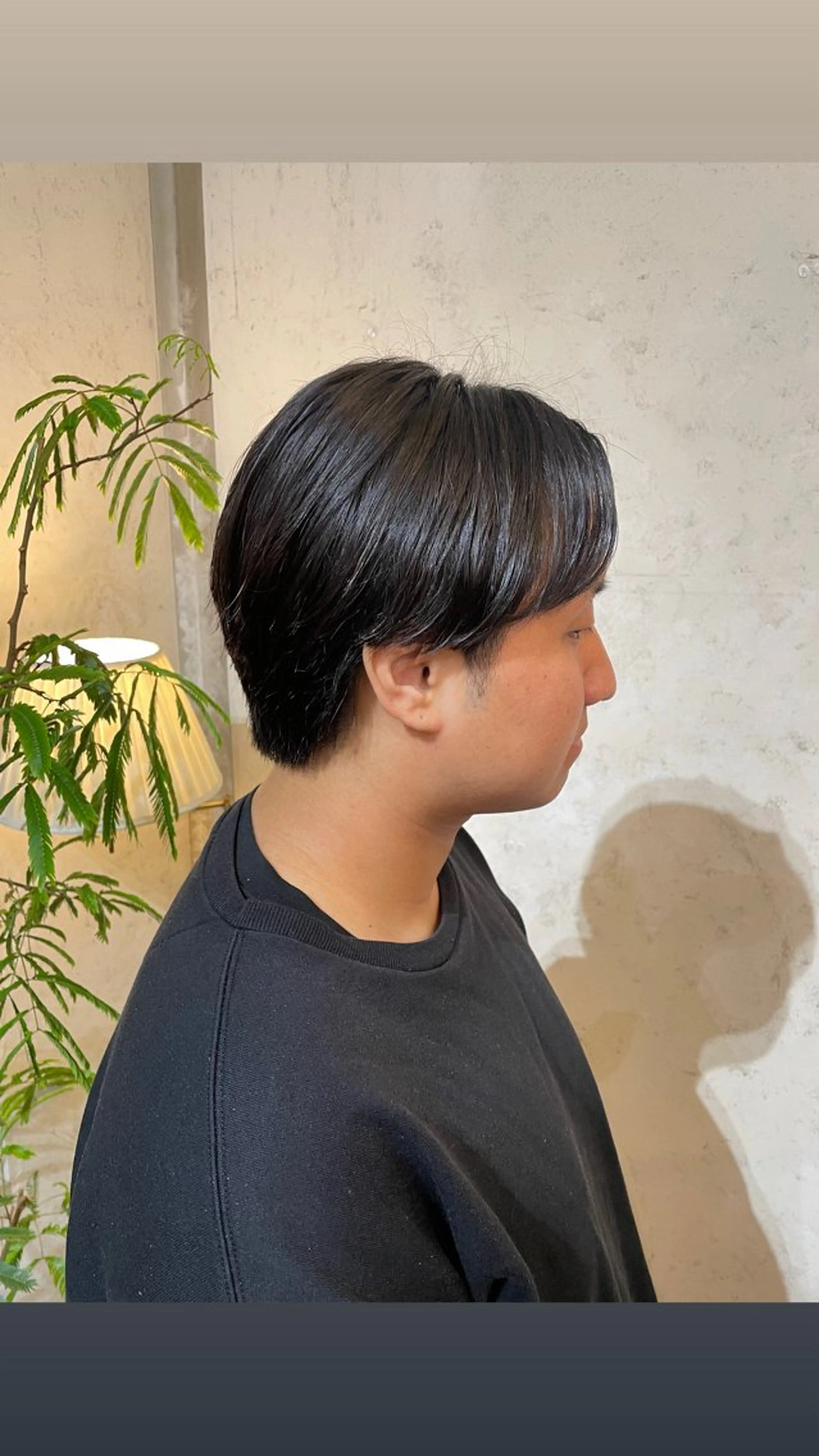 メンズ センターパート 刈り上げ ユキナ／和歌山美容室 /lanugoのヘアスタイル