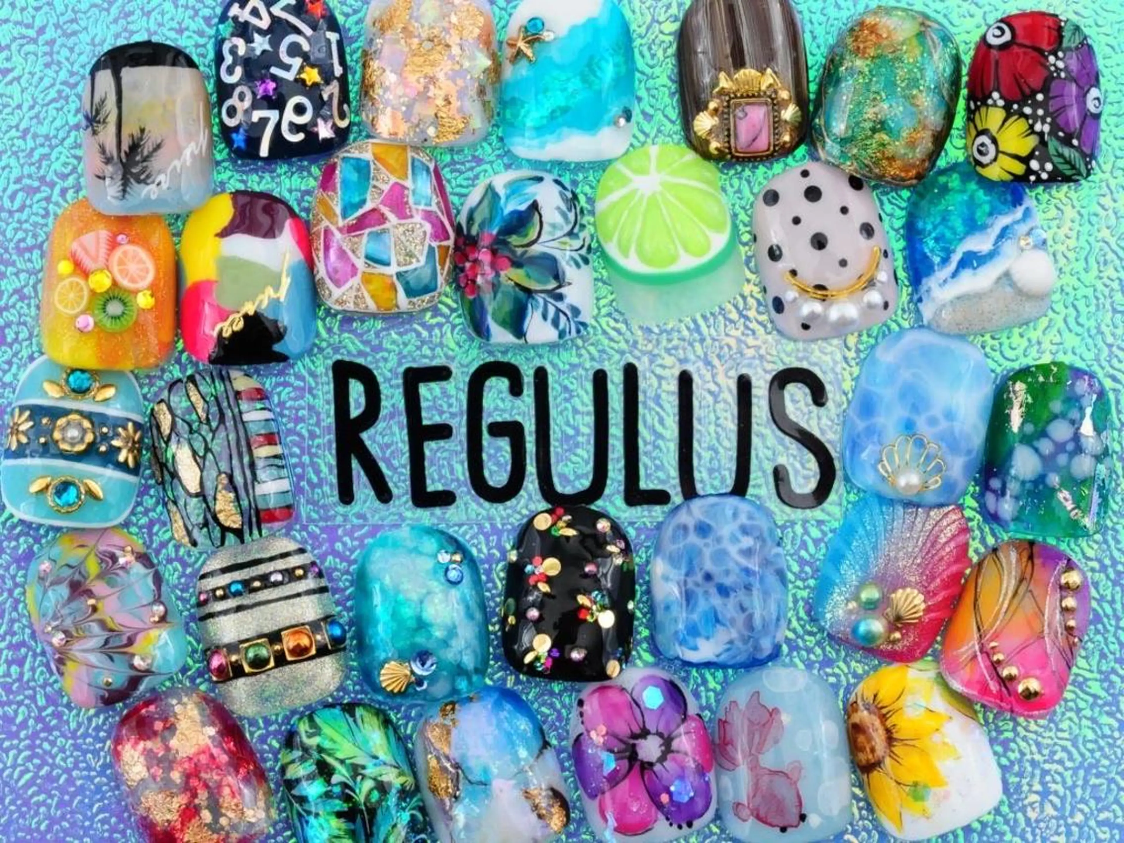 ネイル フットネイル Regulus 西川のネイルデザイン