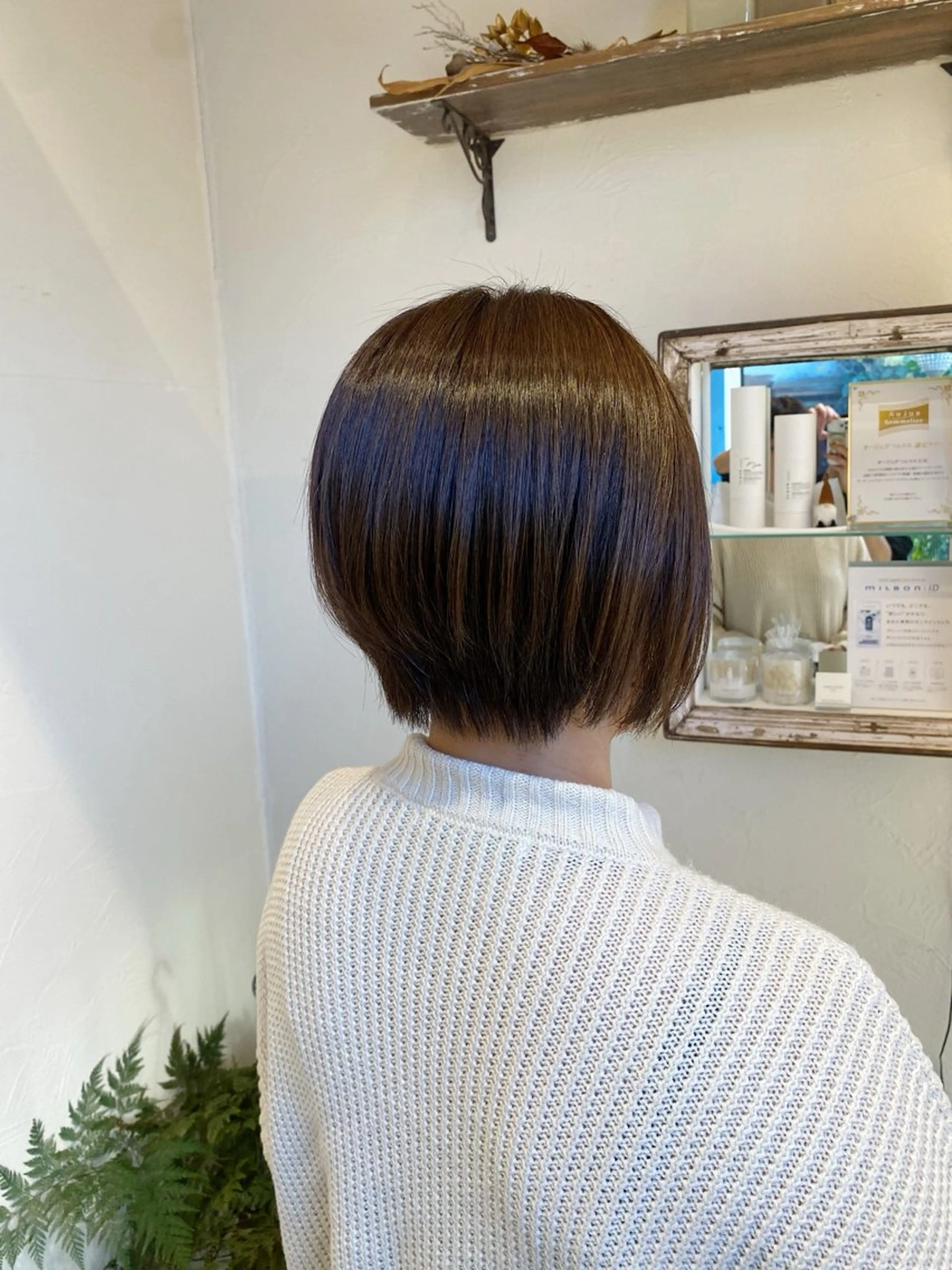 ショート カラー 艶髪/艶カラー/縮毛 /   タキダのヘアスタイル