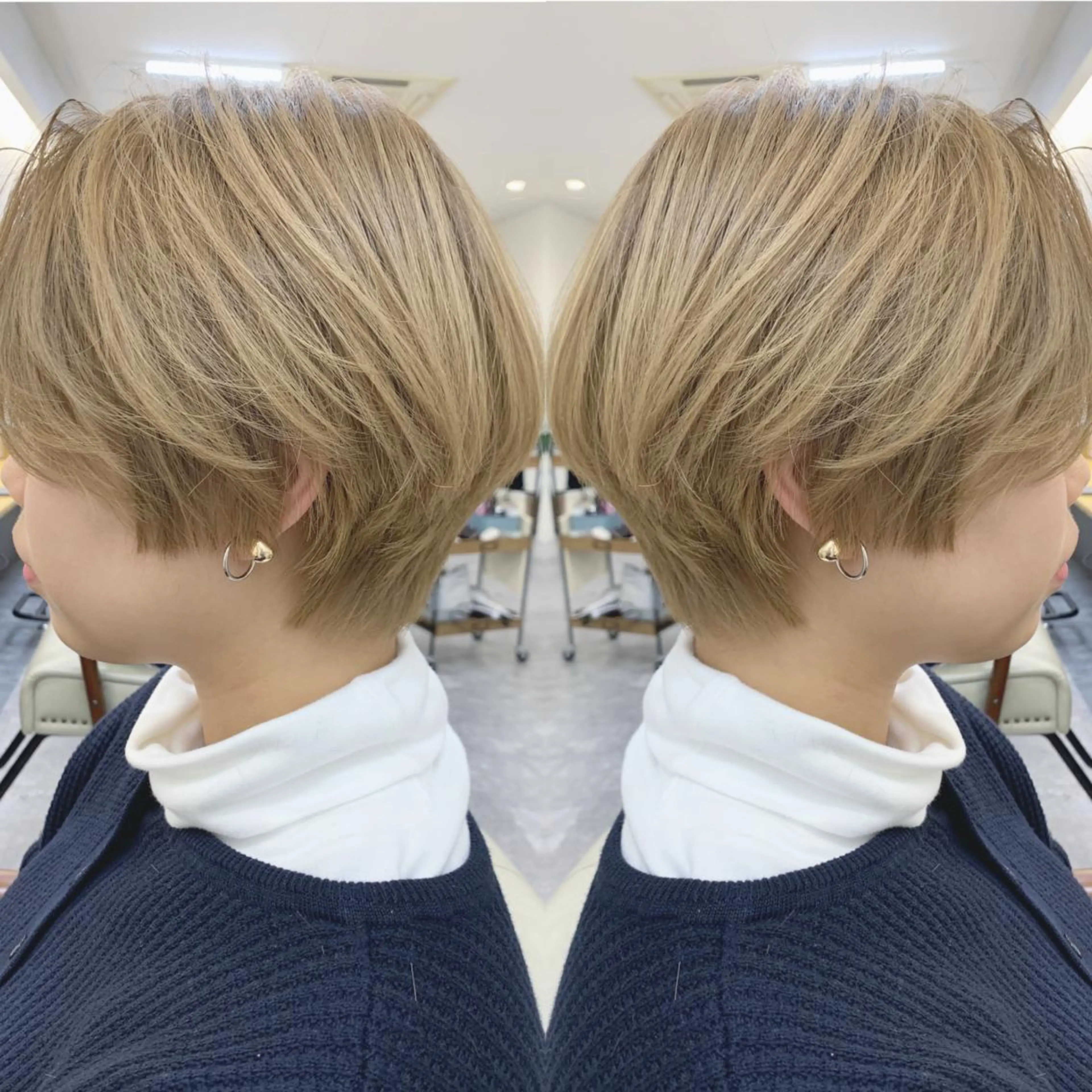 ショート ハンサムショート ショートヘア H所属・H (エイチ) 烏丸御池店のヘアスタイル