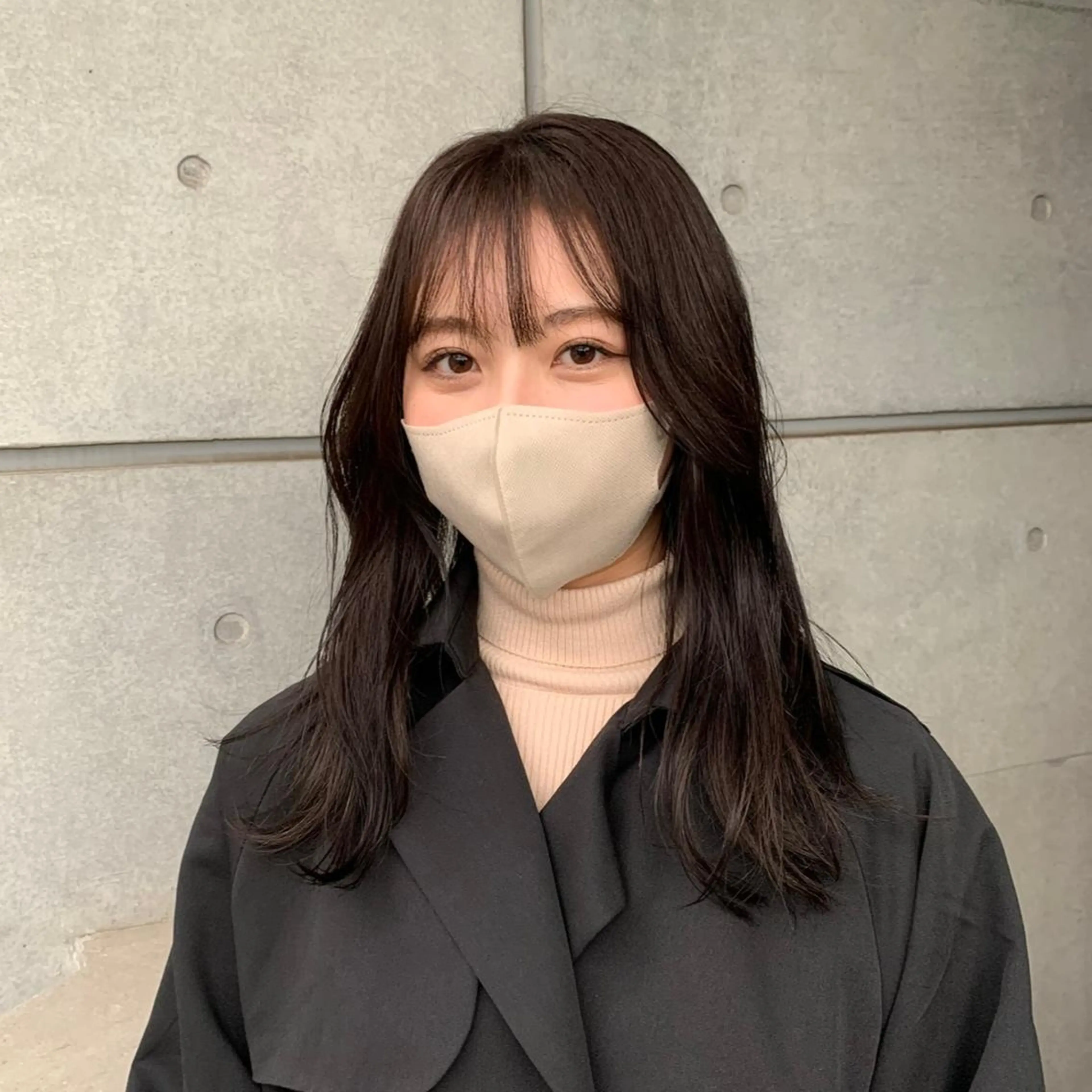 ミディアム カット ヘアカラー オシャレ髪✔️ 店長オオキアキヒロのヘアスタイル