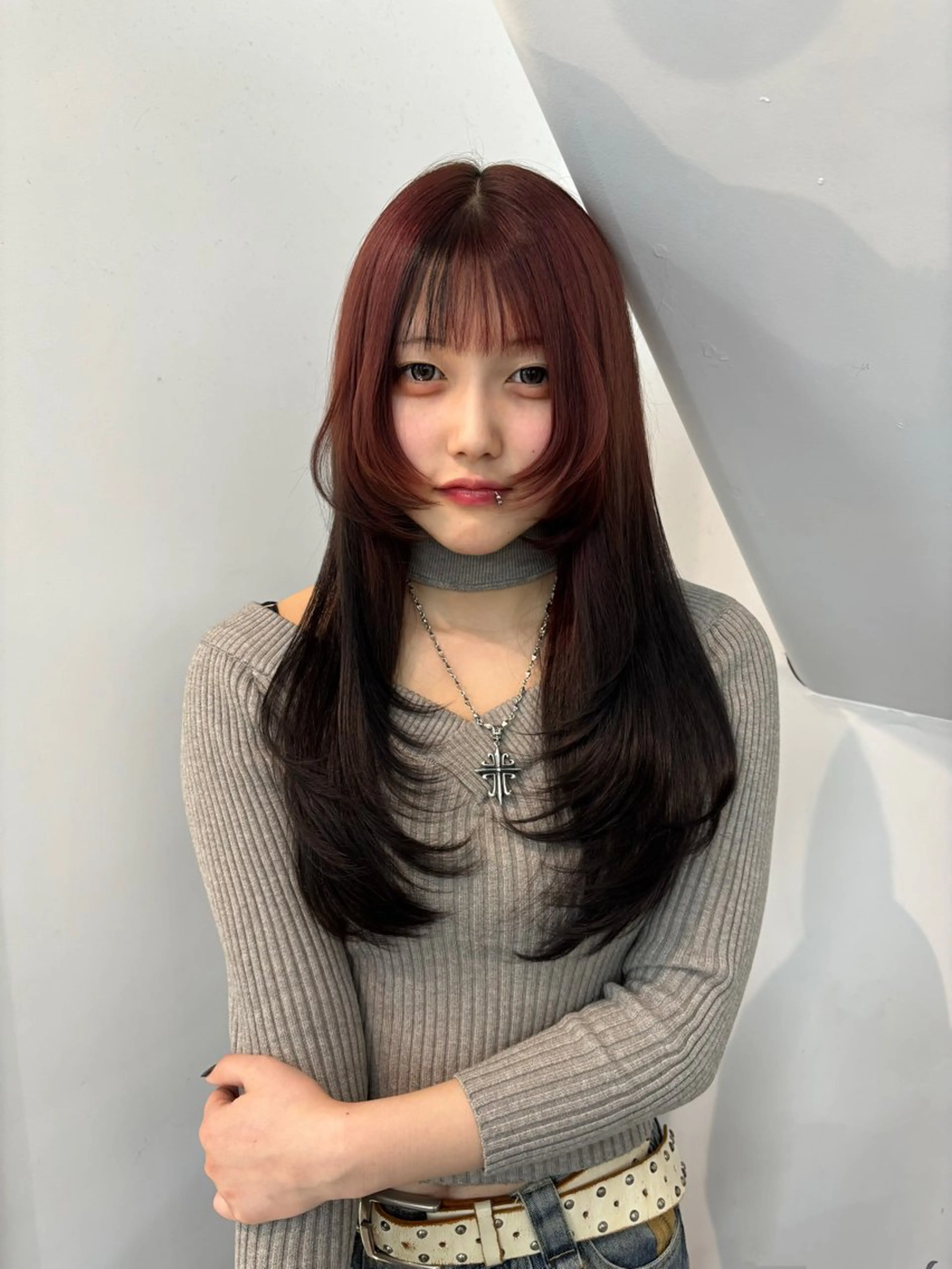 (ミニモ特別価格)バレイヤージュ・ハイライト・デザインカラー＆8STEP最高級バイカルテトリートメント✨️の写真