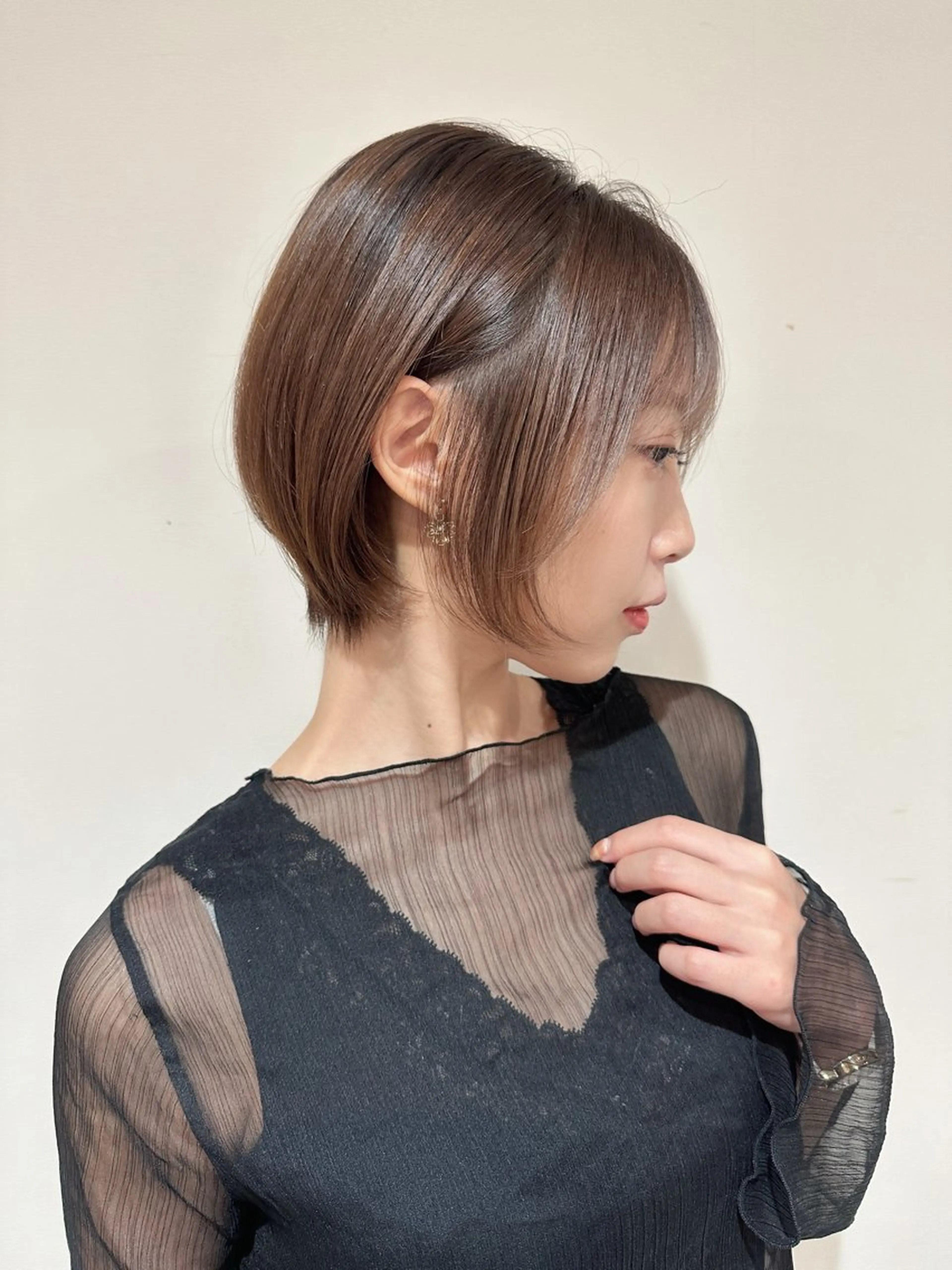 ショート 岡田 遥希のヘアスタイル