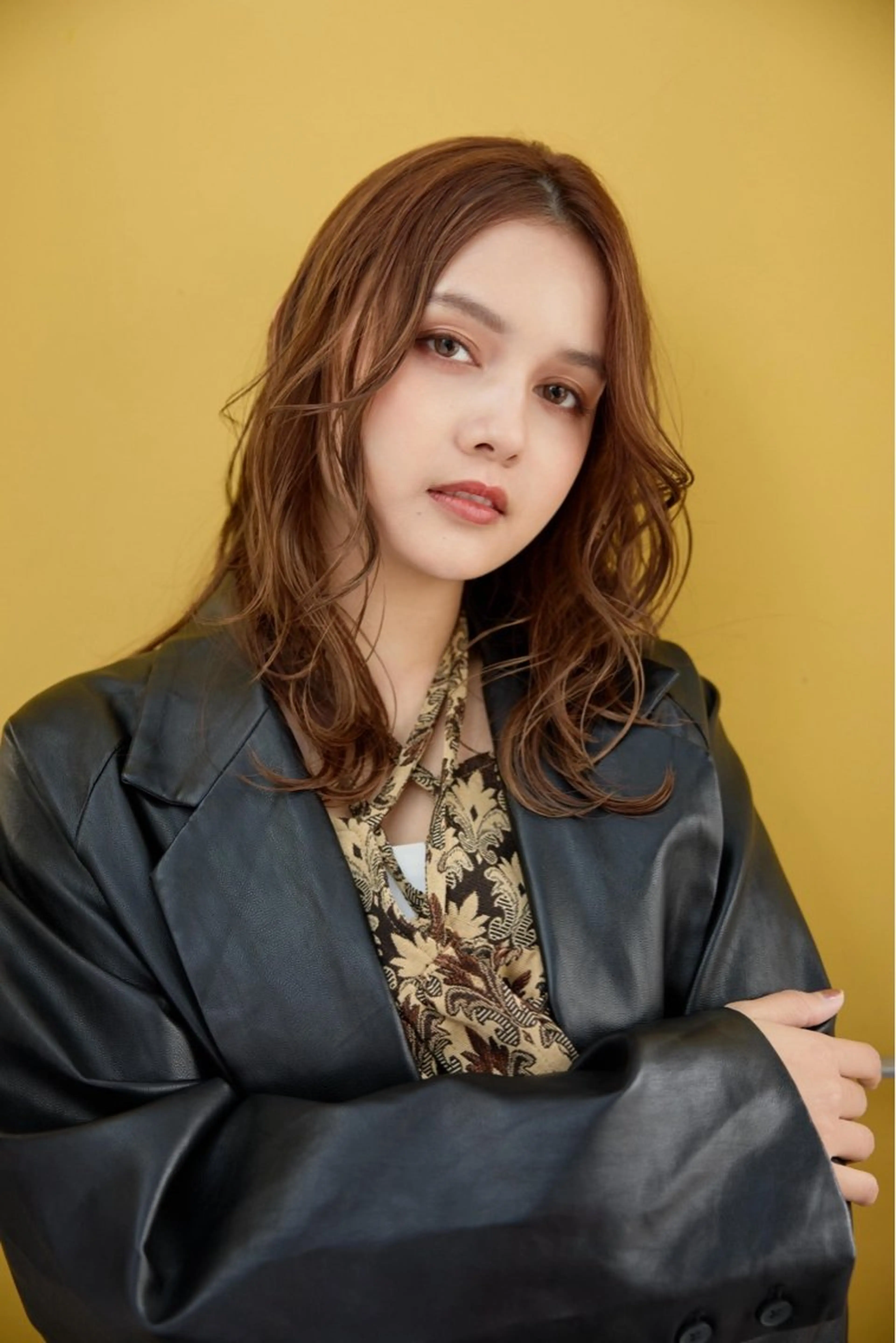 ショート カラー レイヤー/艶カラー 🫧守利のヘアスタイル