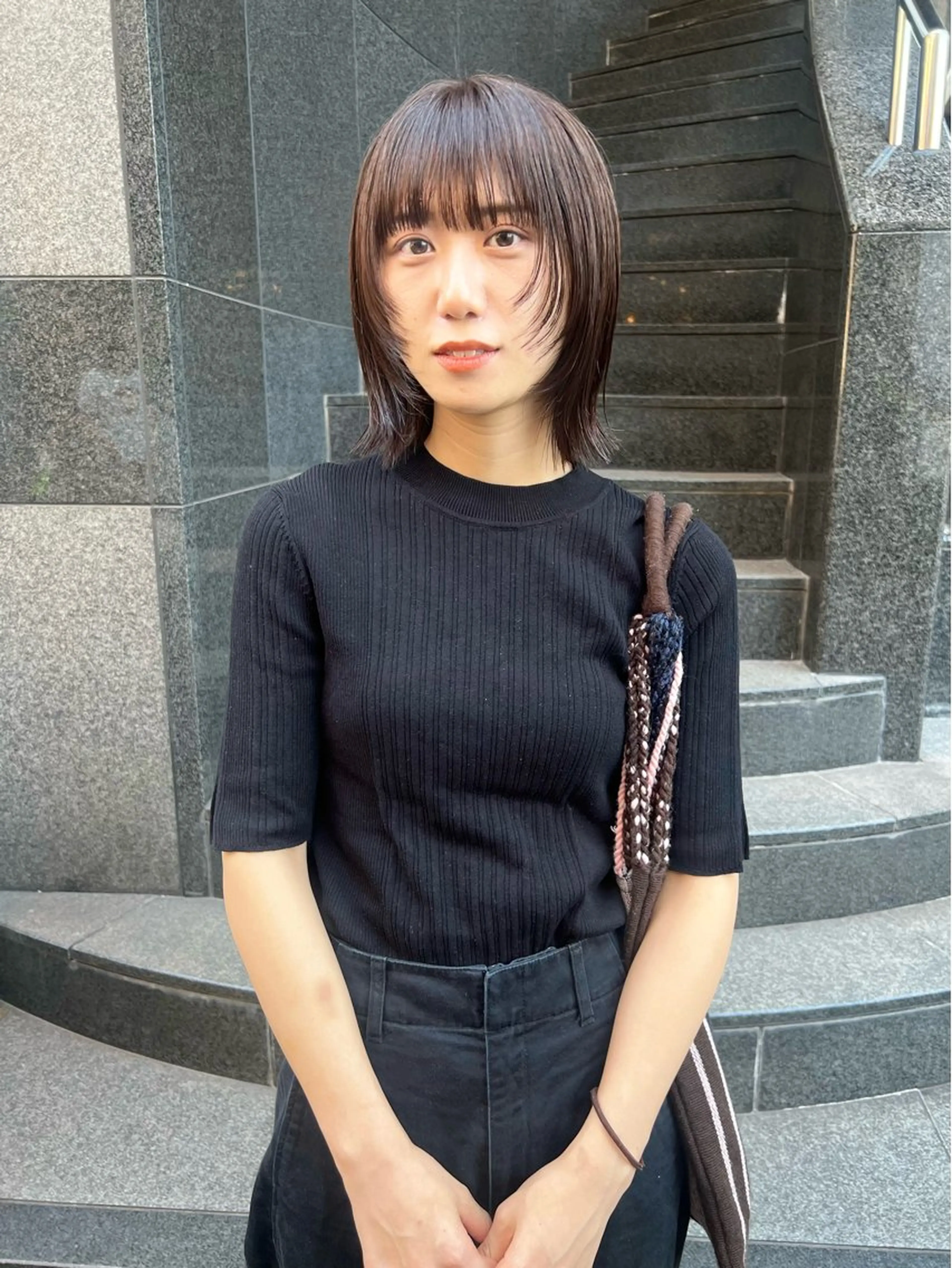 ショート レイヤーカット AI TOKYO S所属・mizuki 【韓国レイヤー】のヘアスタイル