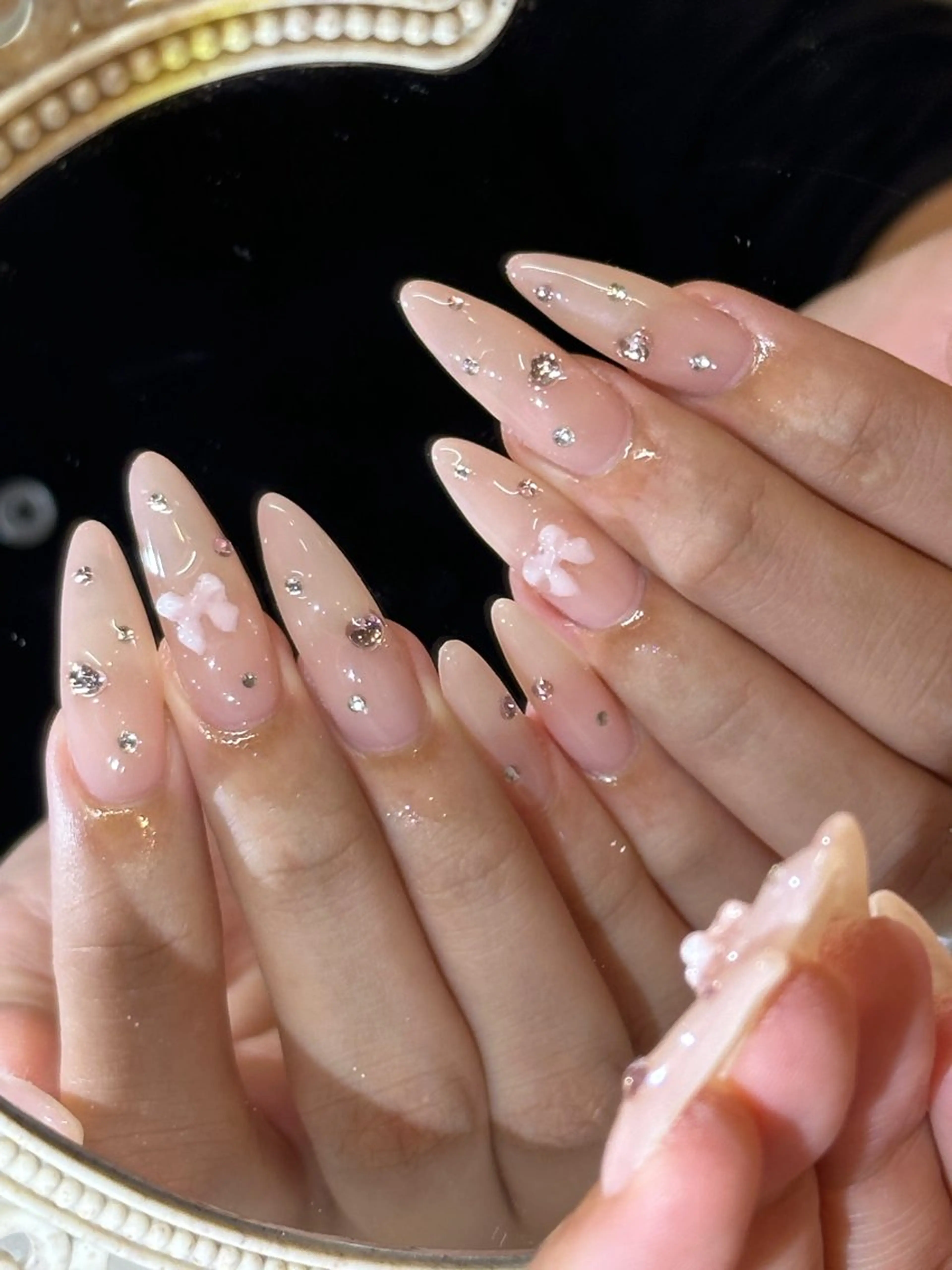 ネイル ロングネイル ハンドネイル Lien 【リアン】北堀江のネイルデザイン