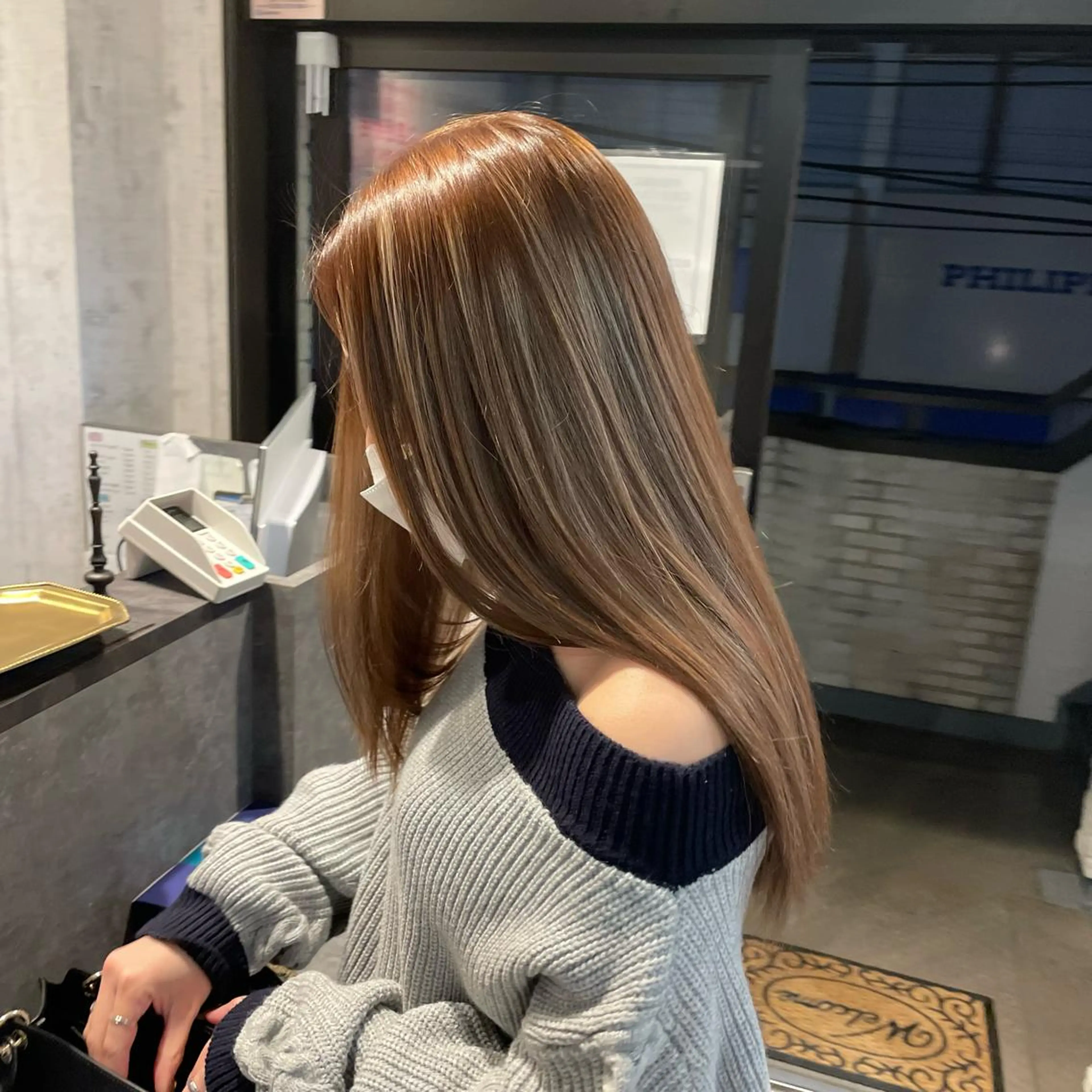 ロング カラー ハイライトカラー ハイライト ヘアカラー Wataru 外国人風カラー💎のヘアスタイル