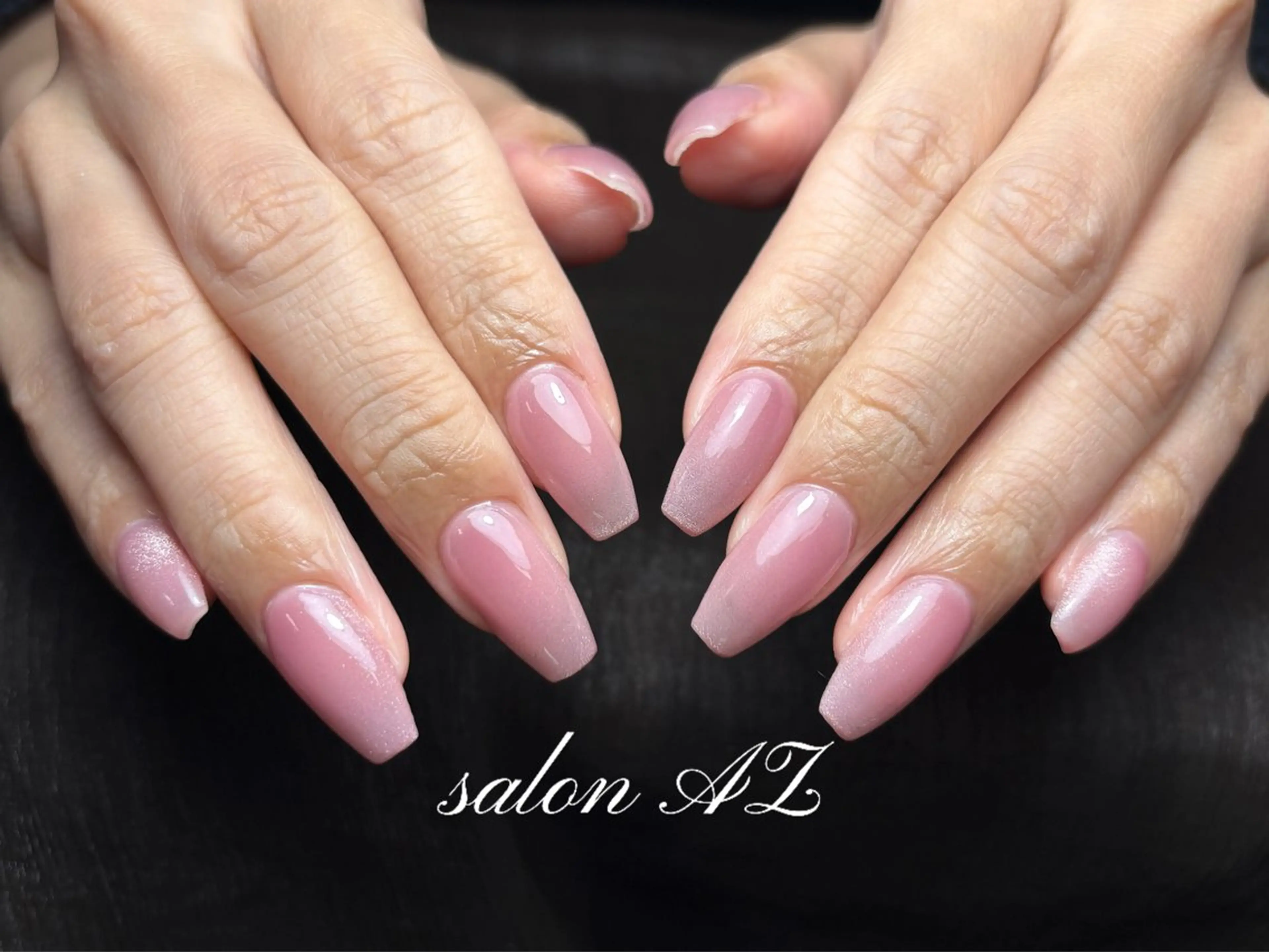 ネイル 長さ出し フットネイル フレンチネイル マグネットネイル ニュアンスネイル ハンドネイル salonAZ トップネイリストのネイルデザイン