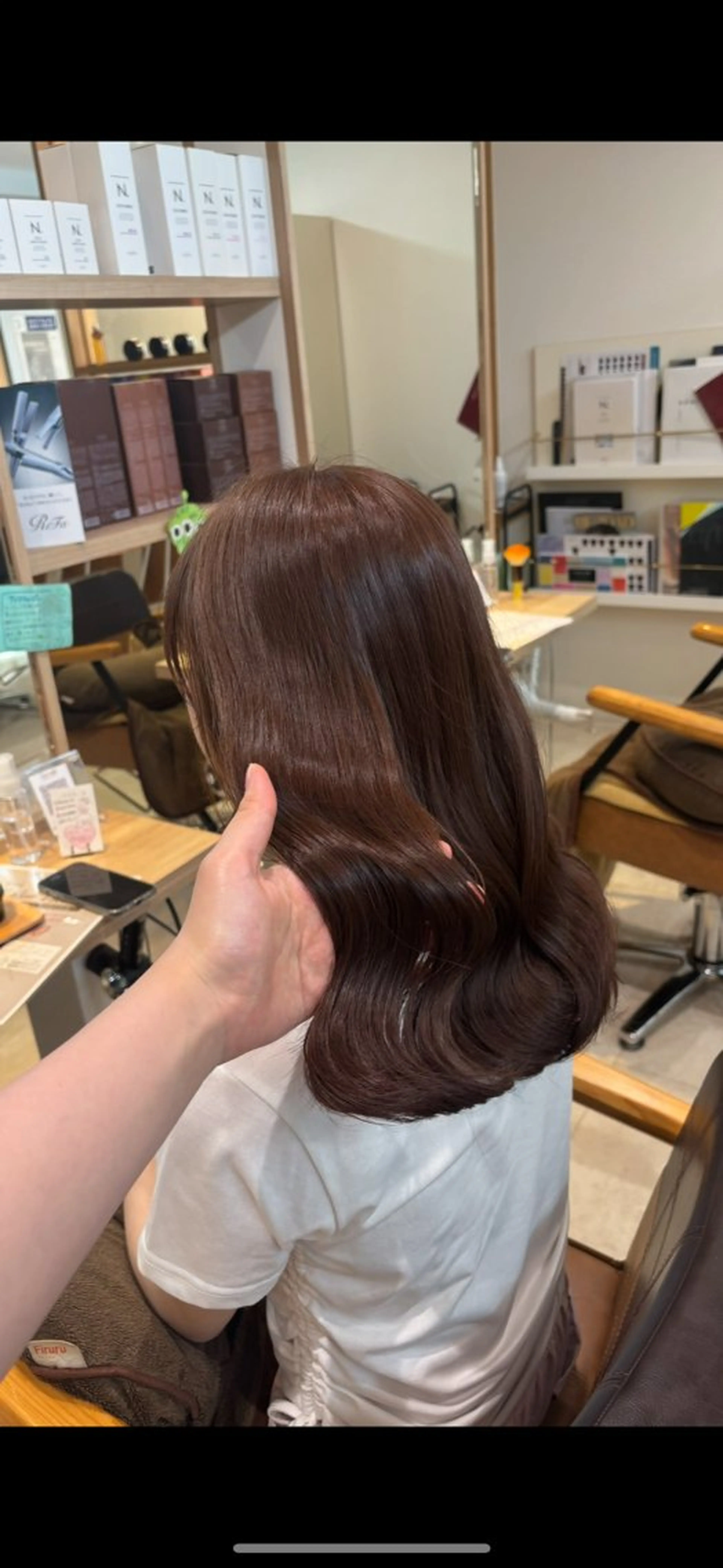 カット＋高彩度イルミナカラー🫧の写真