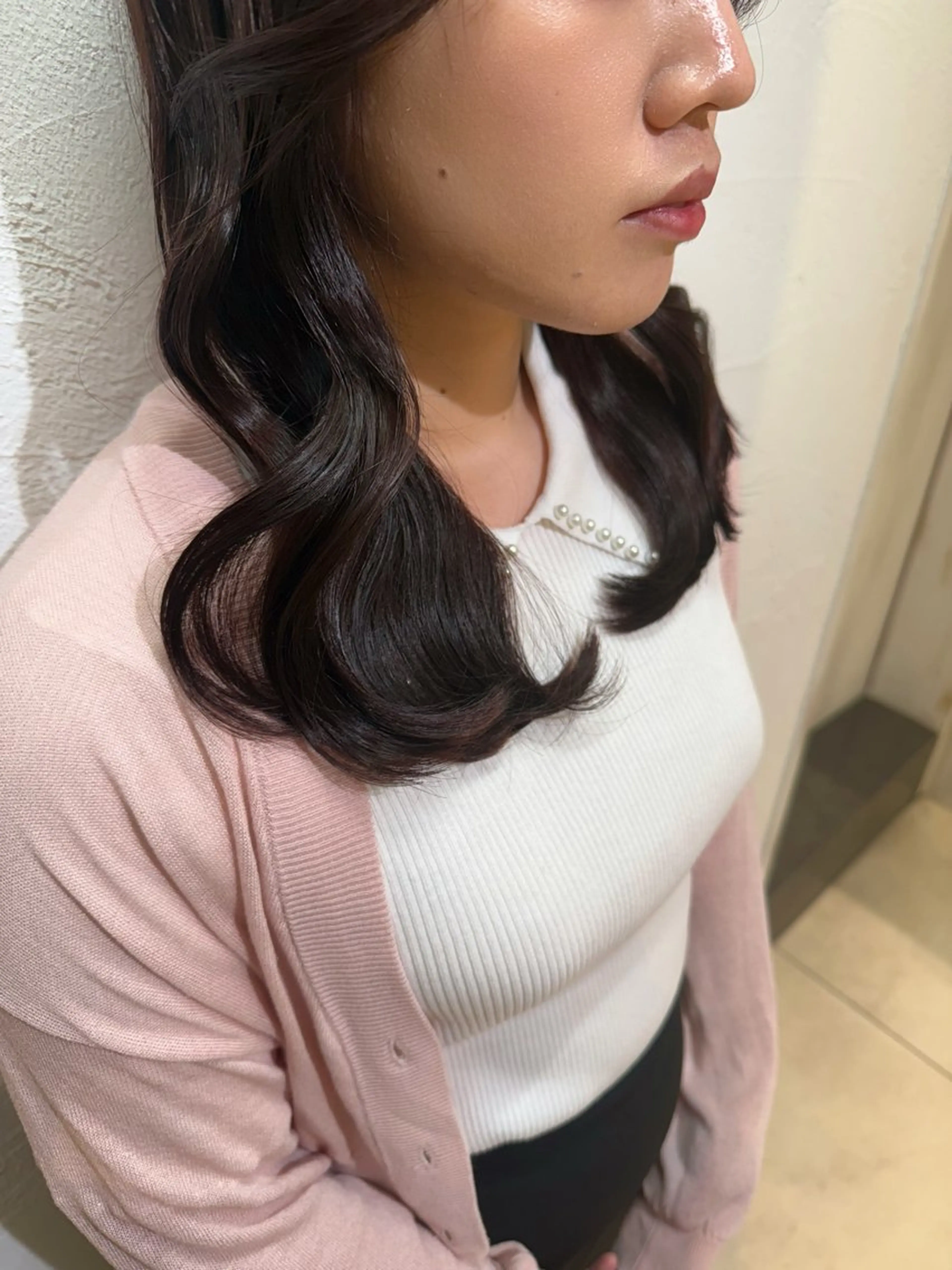 セミロング カラー ヘアカラー トリートメント ブリーチ/髪質改善 店長　板垣智大のヘアスタイル