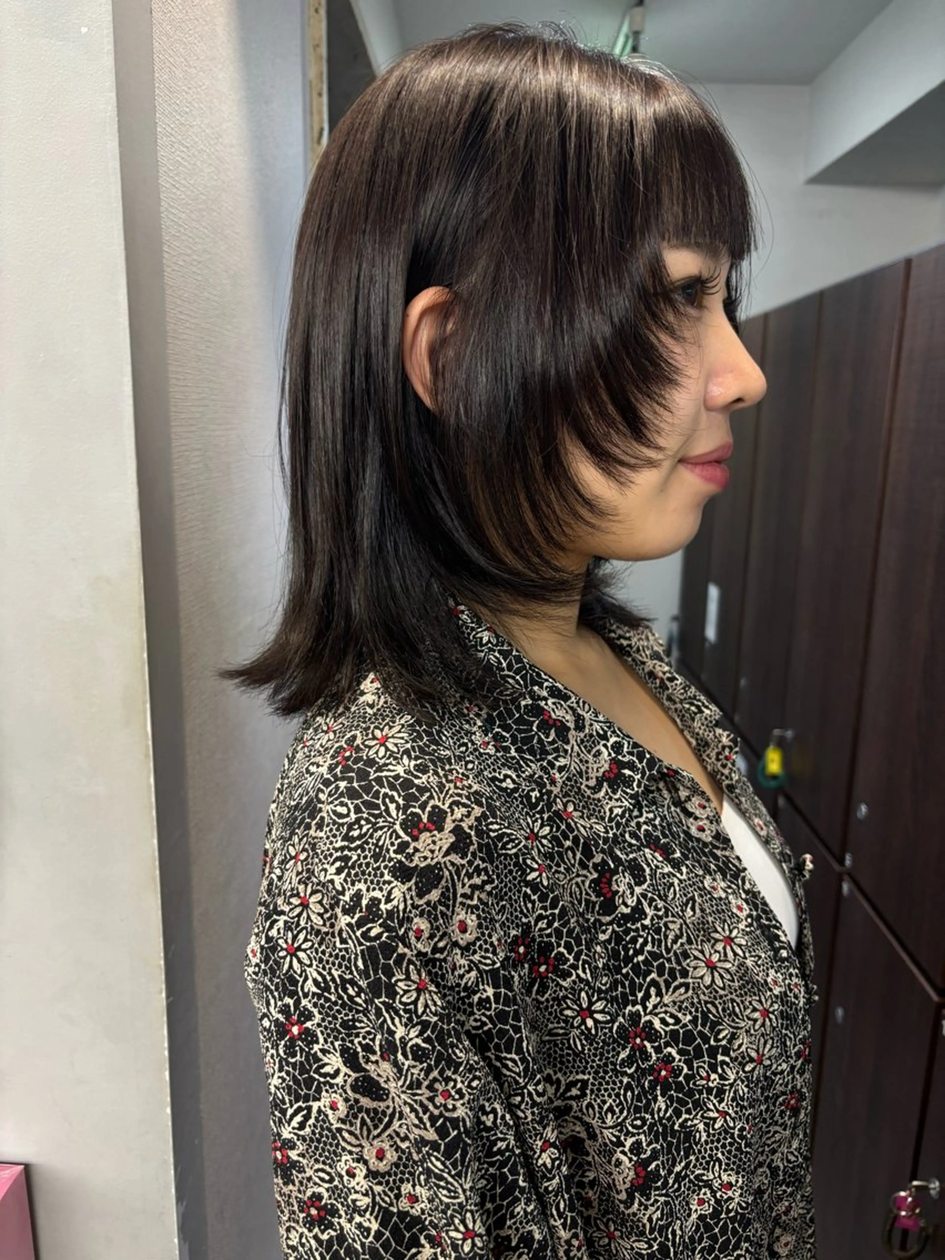 ミディアム カラー ヘアアレンジ カット ヘアカラー トリートメント 🐕kato Mizuki🐕のヘアスタイル