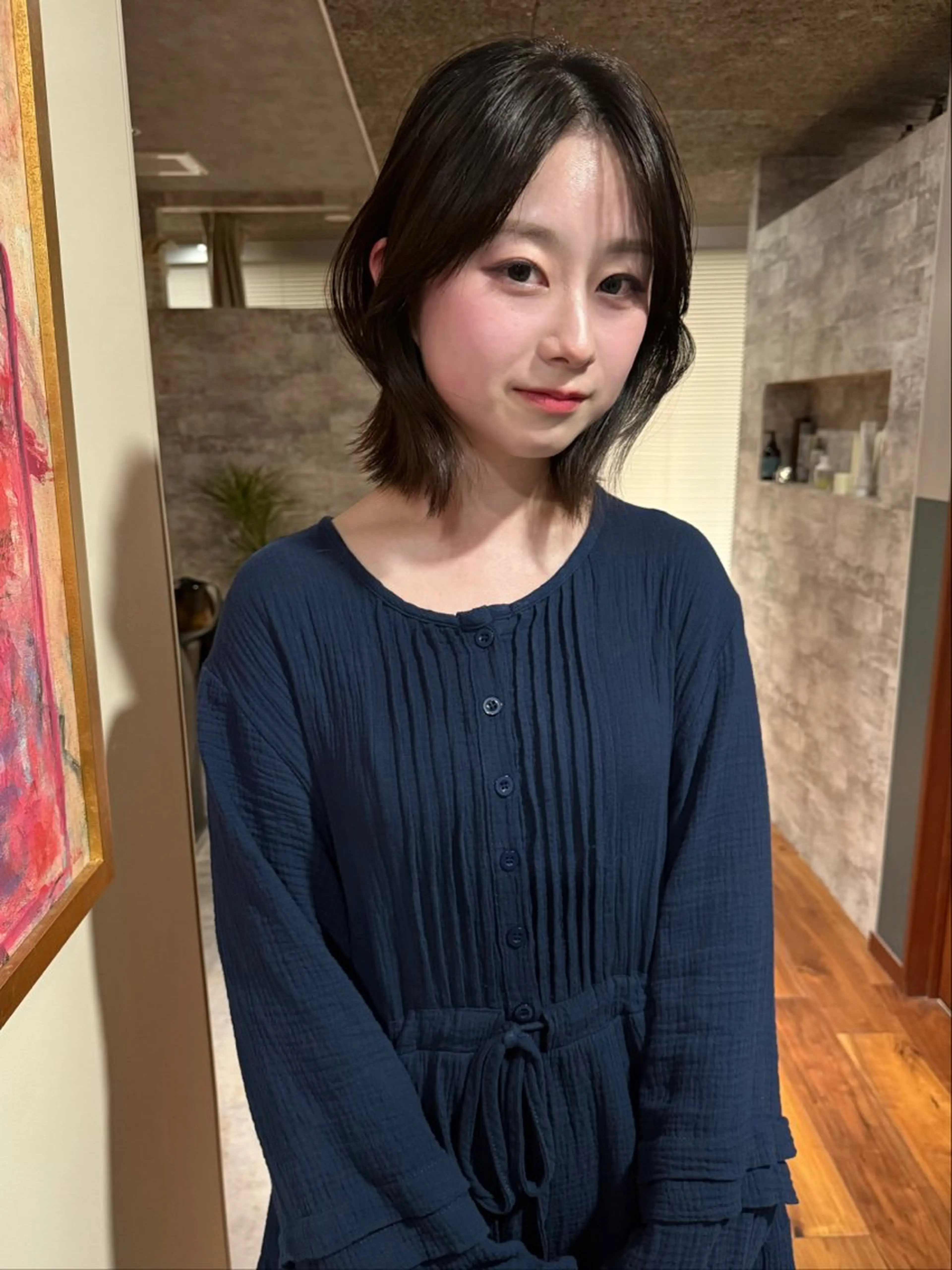 ミディアム カラー カット トリートメント mai / linoah˚✧のヘアスタイル