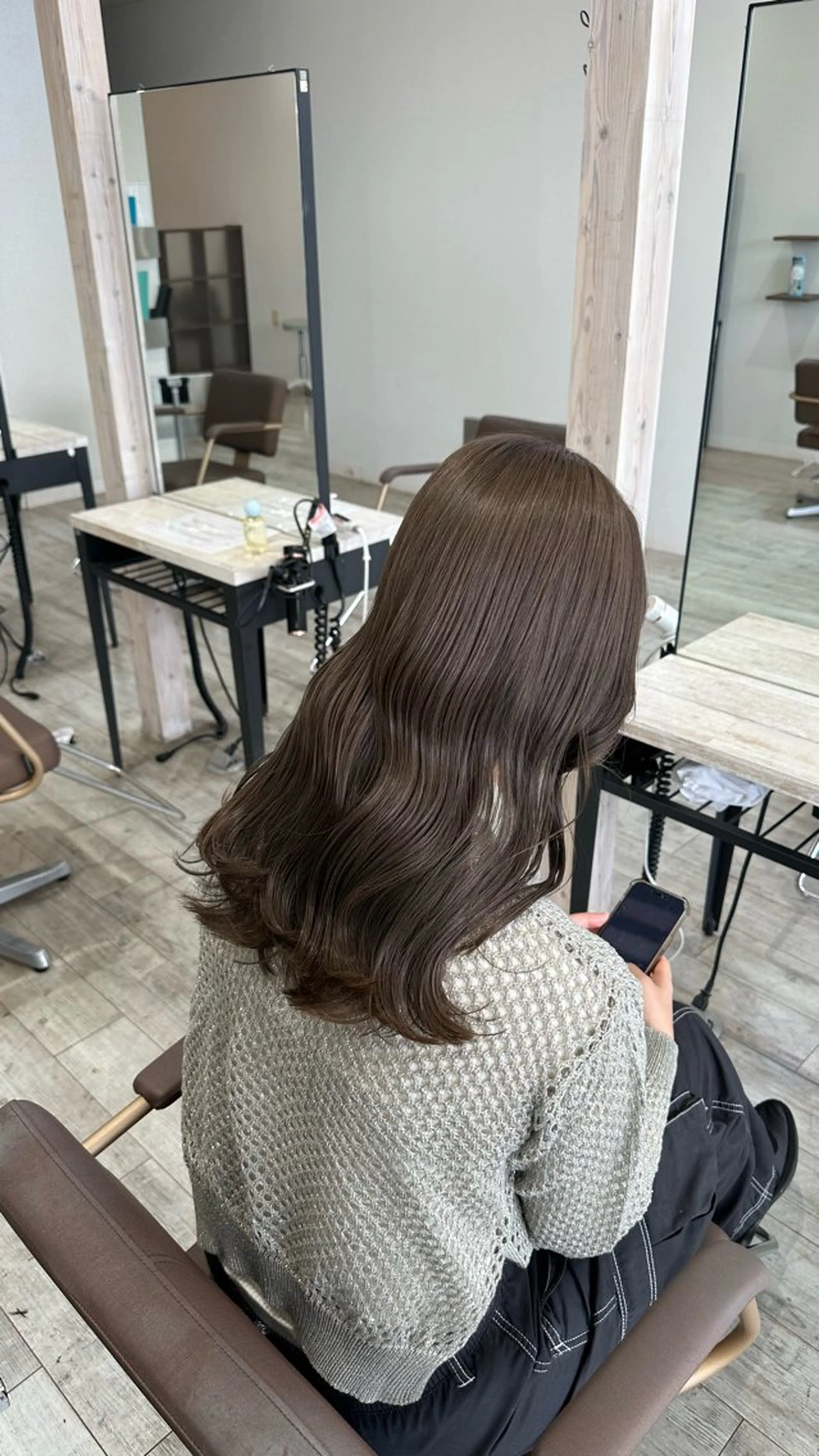 ロング ヘアカラー トリートメント akane 🐟のヘアスタイル