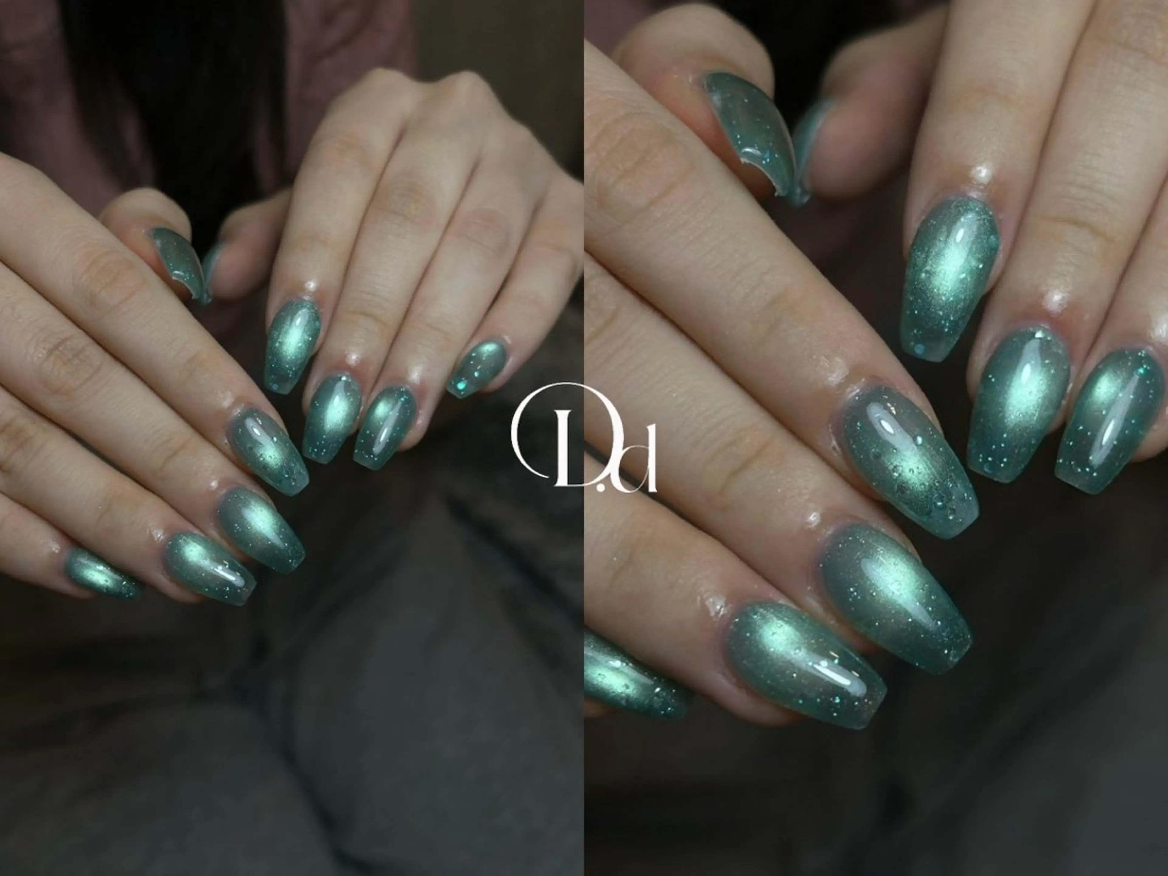 ネイル 長さ出し ジェルネイル 韓国ネイル マグネットネイル 持ち込み ハンドネイル D.d Reinaのネイルデザイン