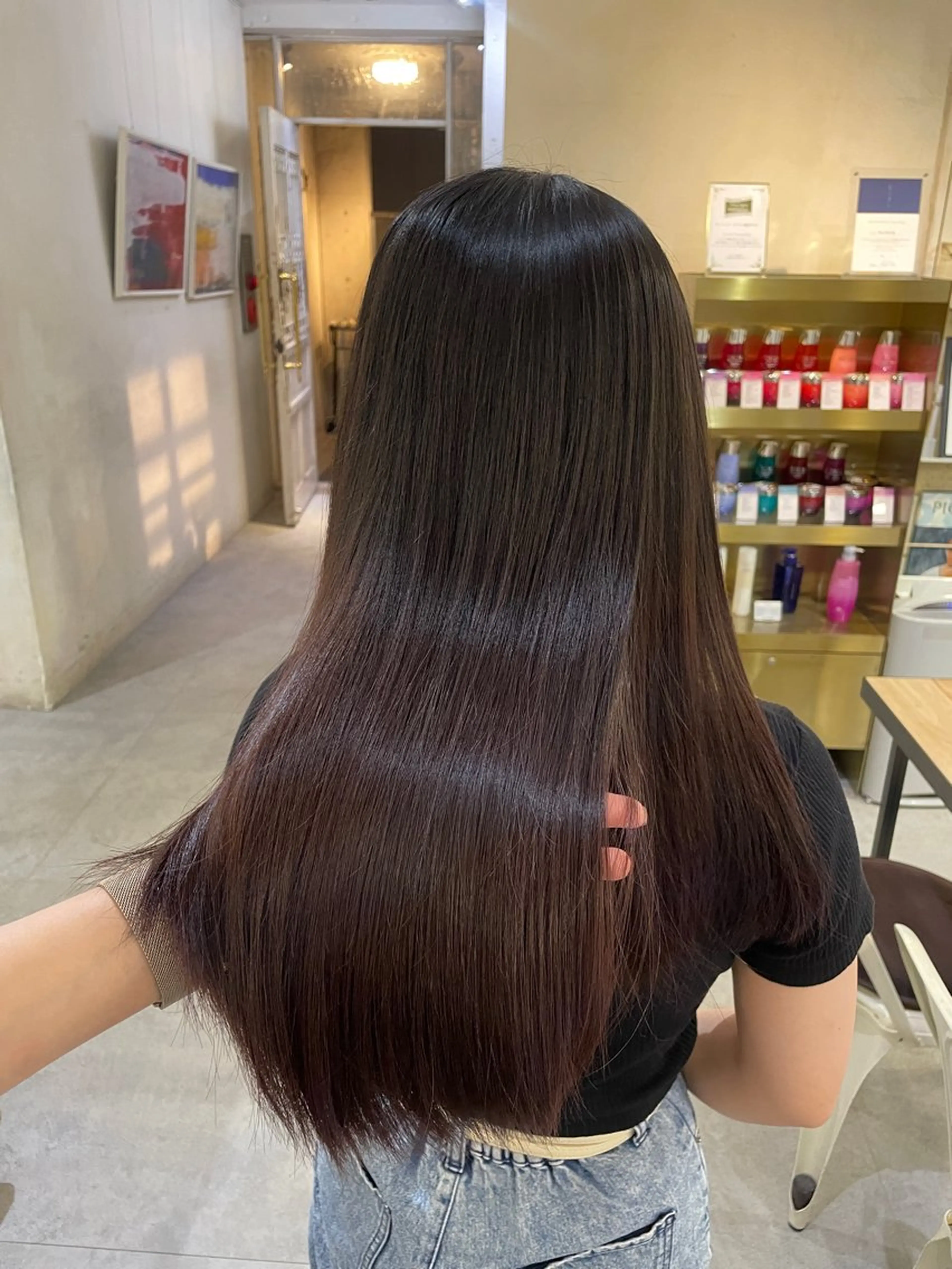 ロング ピンクブラウン MINX青山店所属・結莉/ボブ/ 縮毛矯正のヘアスタイル