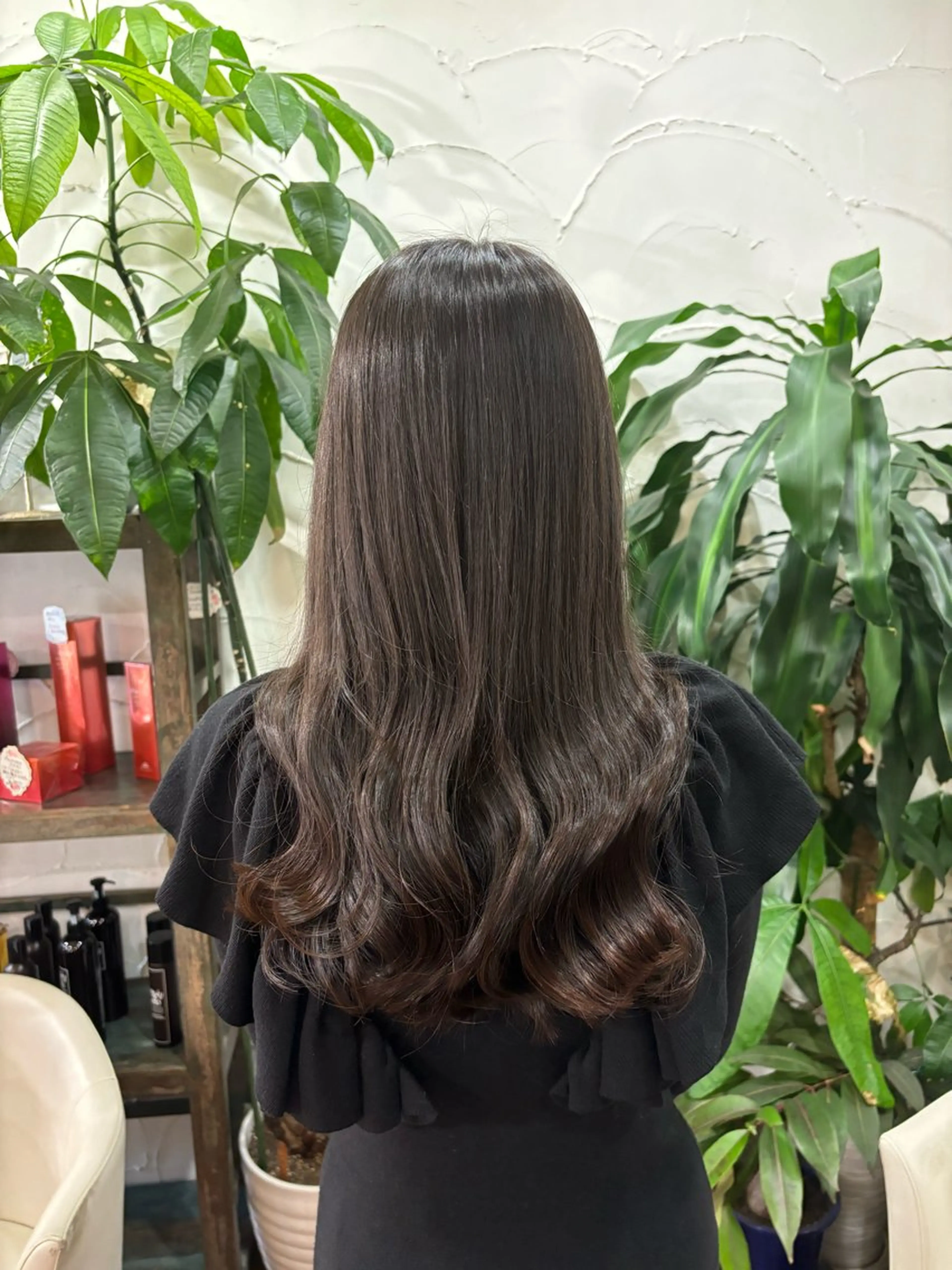 ロング カラー ヘアカラー トリートメント ヘッドスパ ブリーチ特化/透明感 カラー森山陽向のヘアスタイル