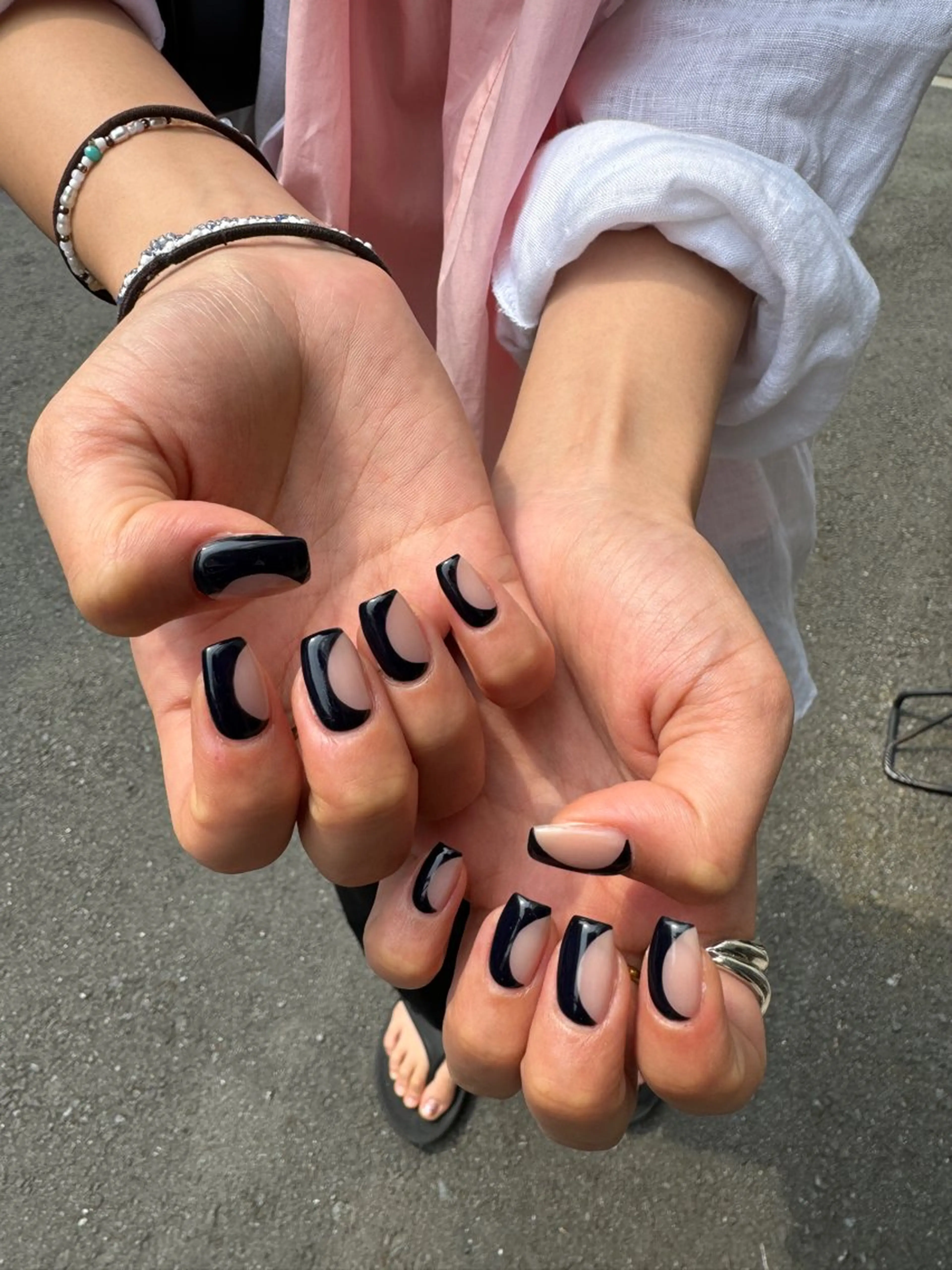 ネイル アートネイル フレンチネイル MH_ Nailのネイルデザイン