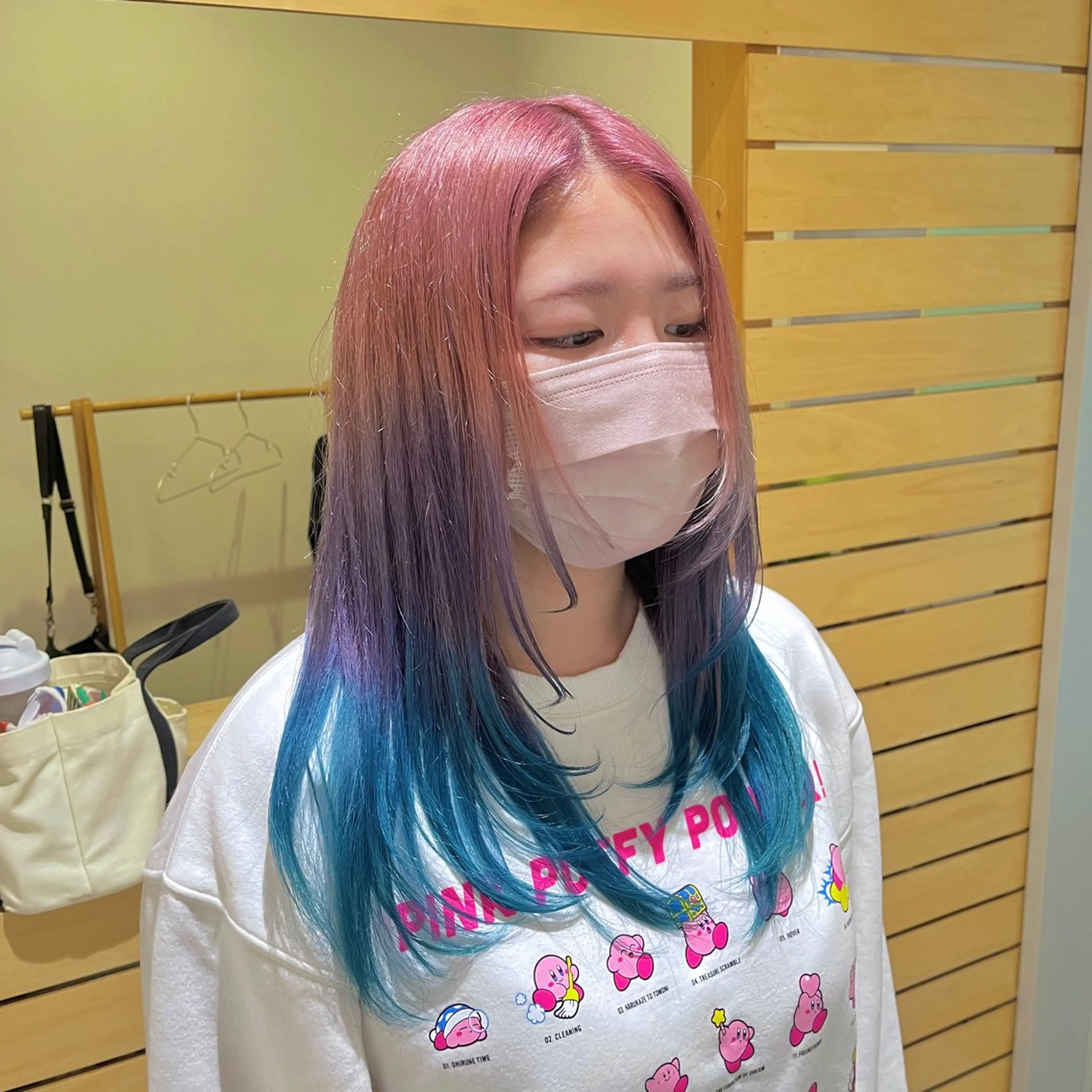 ロング カラー ブリーチ ヘアカラー トリートメント RUBEUS【ルベウス】所属・✨艶々カラー🎨 杉本賢人のヘアスタイル