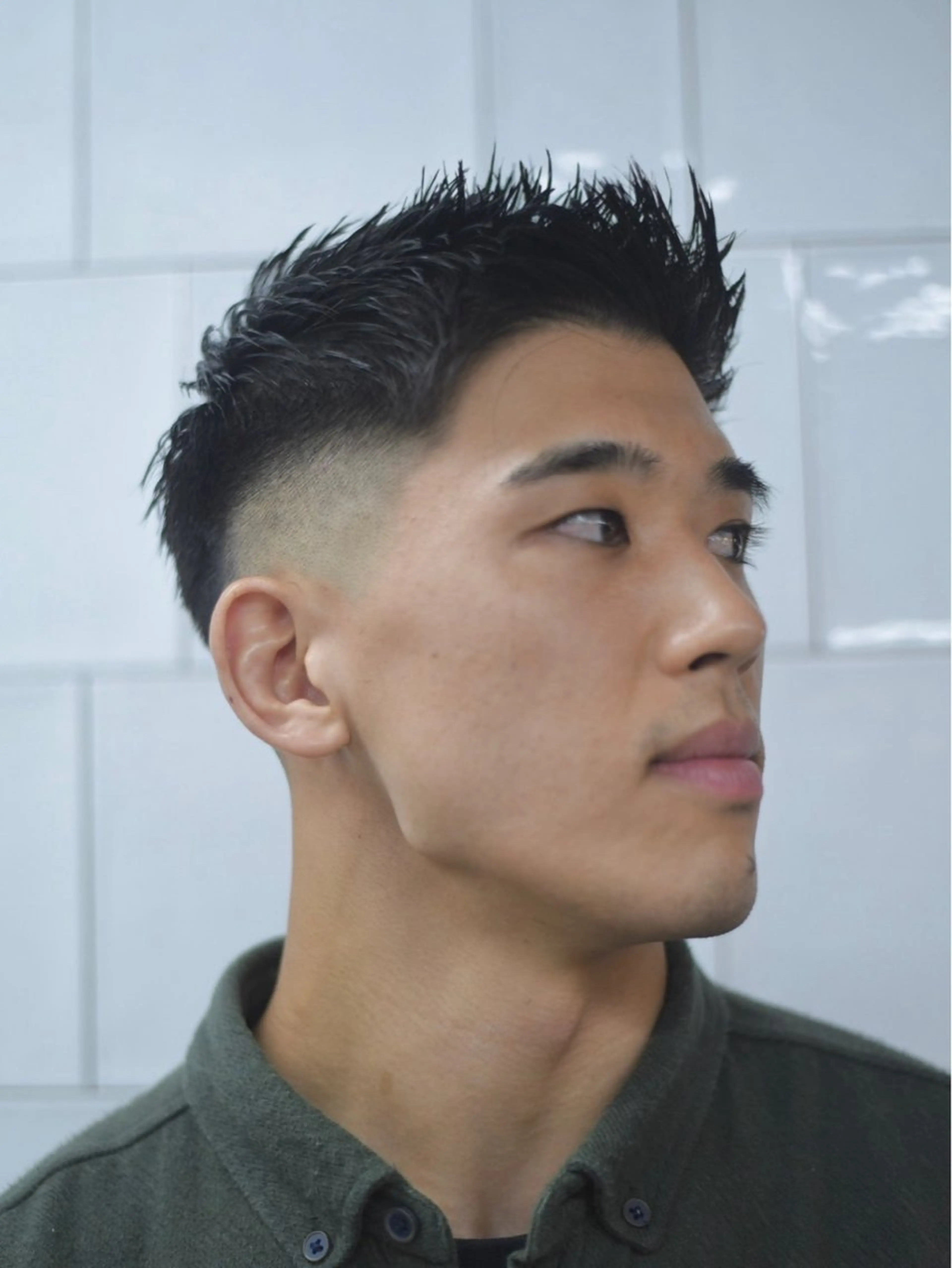 ショート MERICAN BARBERSHOP®︎ KOBE所属・モチヅキ タツキのヘアスタイル