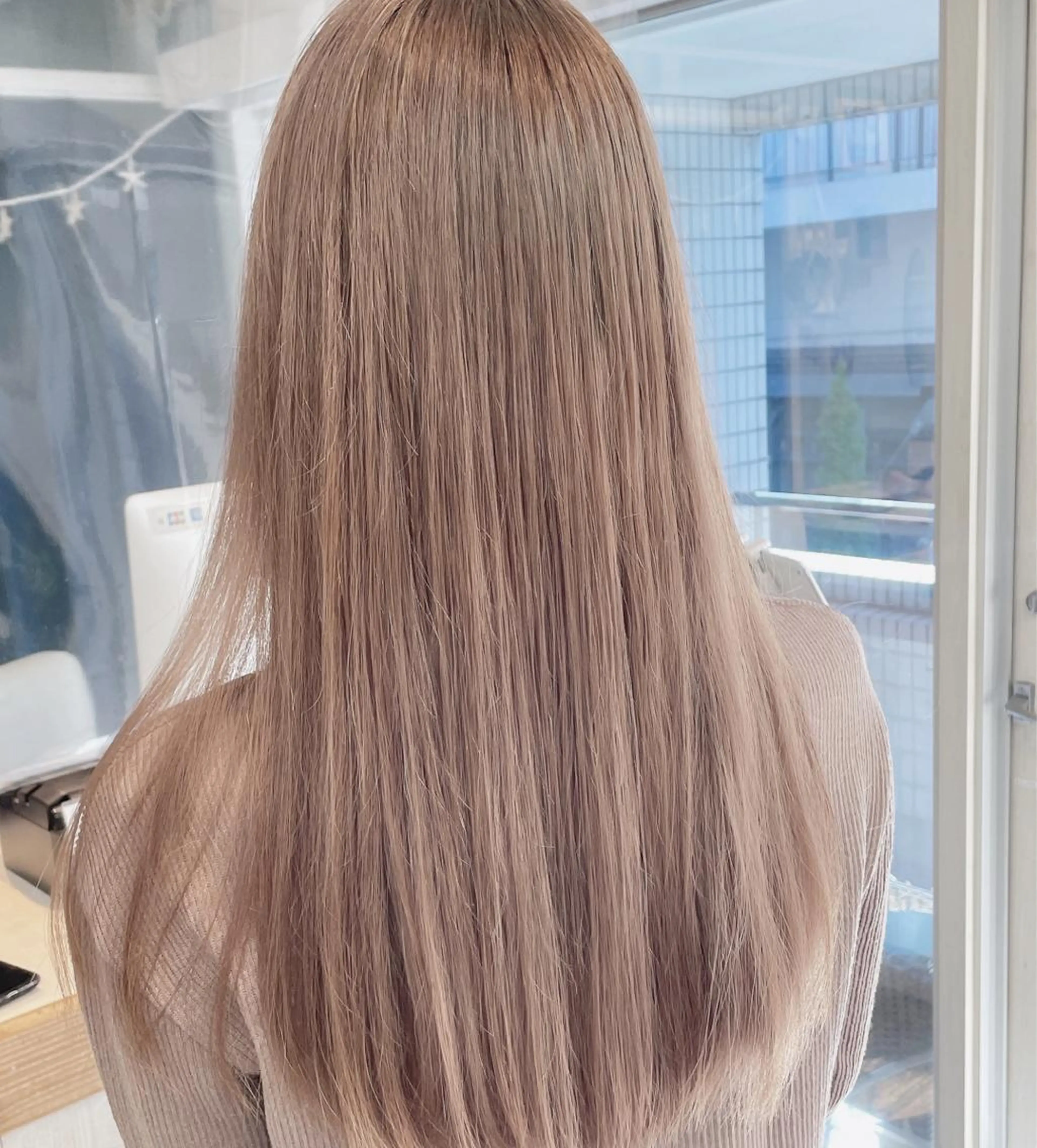 ロング カラー salowin 原宿店所属・髪質改善ULTOWA 縮毛矯正モリムラのヘアスタイル
