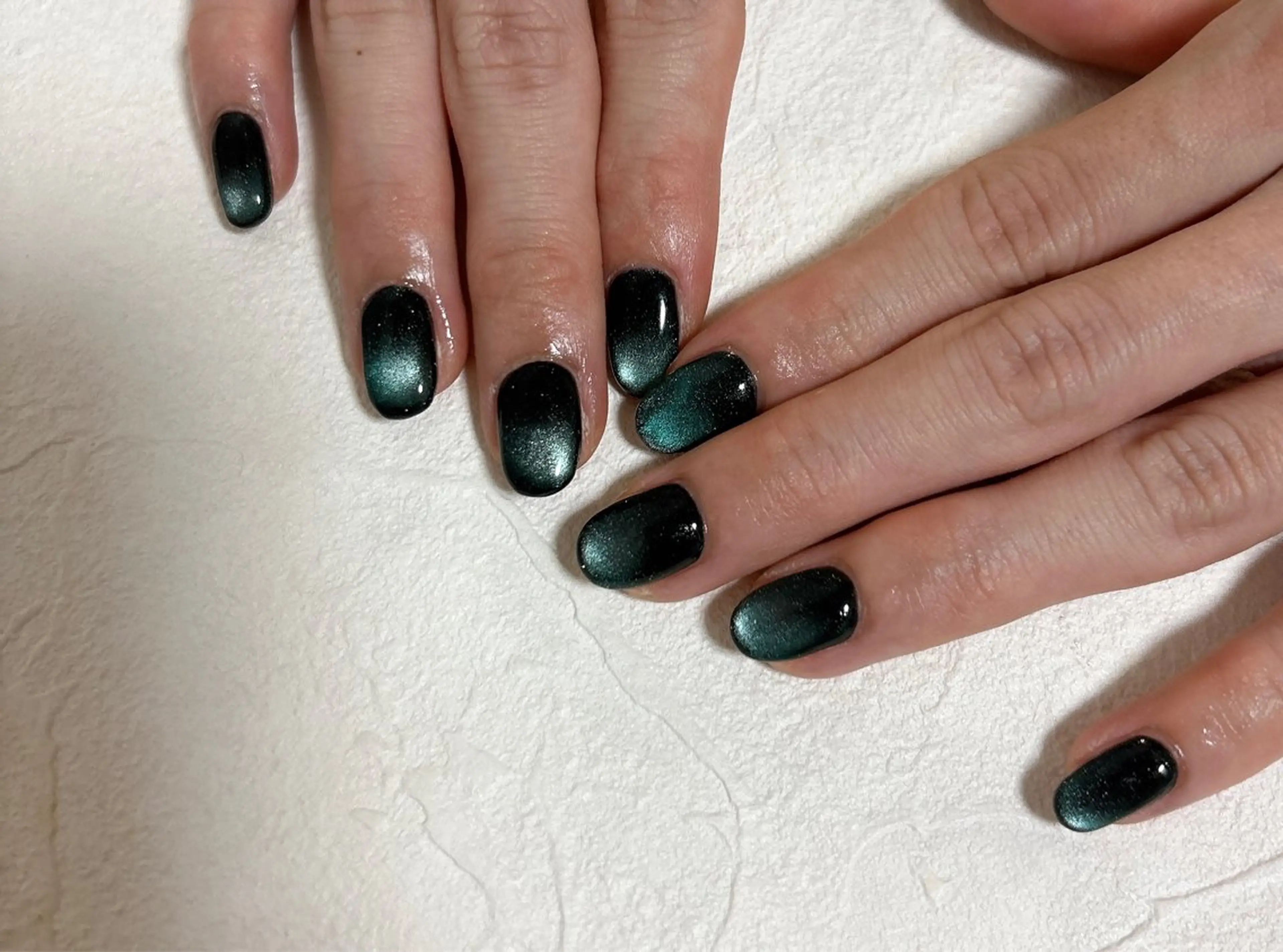 ネイル オーロラネイル フットネイル フレンチネイル ジェルネイル 氷ネイル・うるうるネイル Mogu nail 二子玉川のネイルデザイン