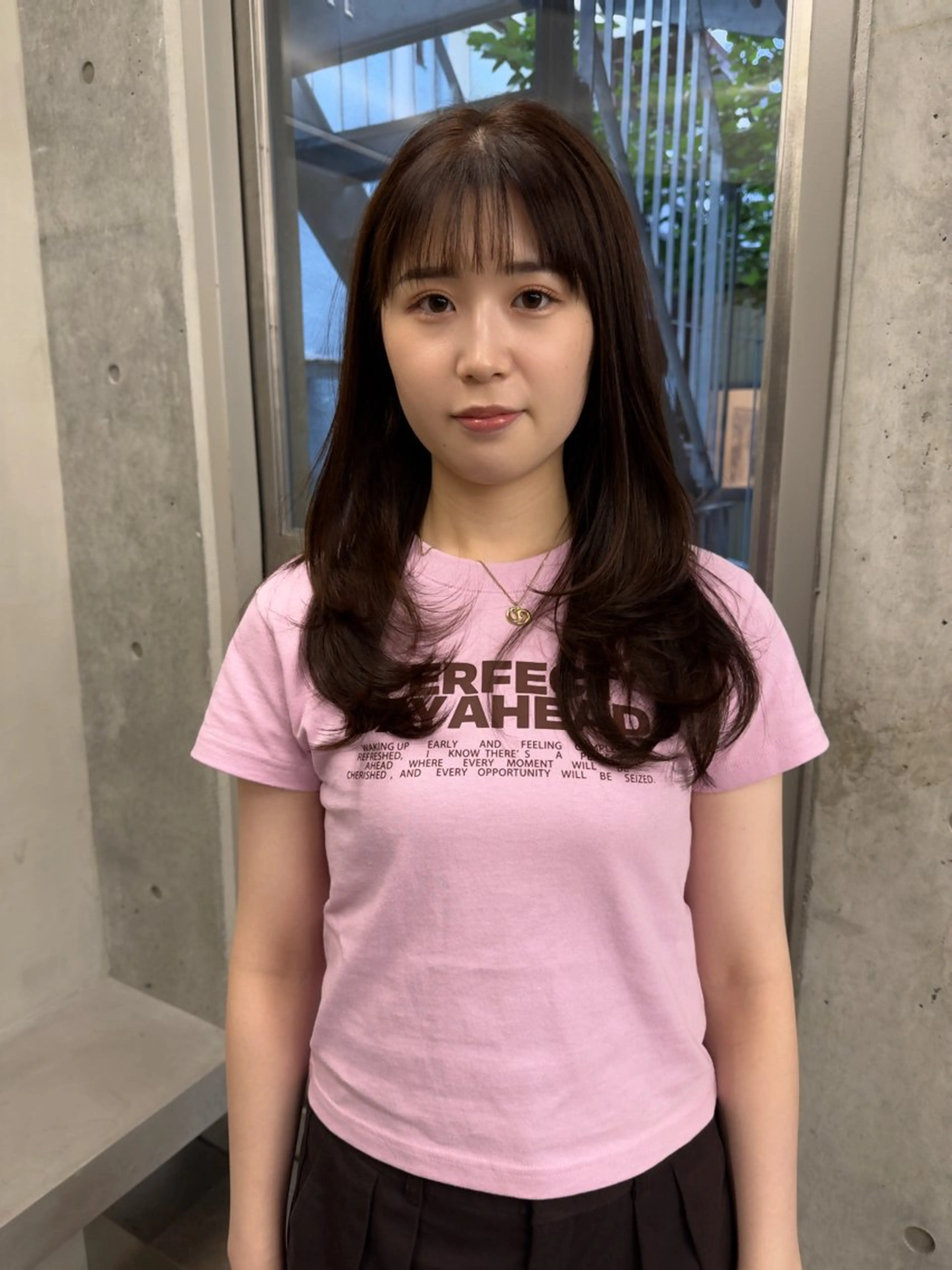 ロング カラー ロングレイヤー アッシュ ベージュカラー ブリーチ 透明感カラー カット ヘアカラー トリートメント 日本一丁寧なカット/ 小林輝🍀︎のヘアスタイル