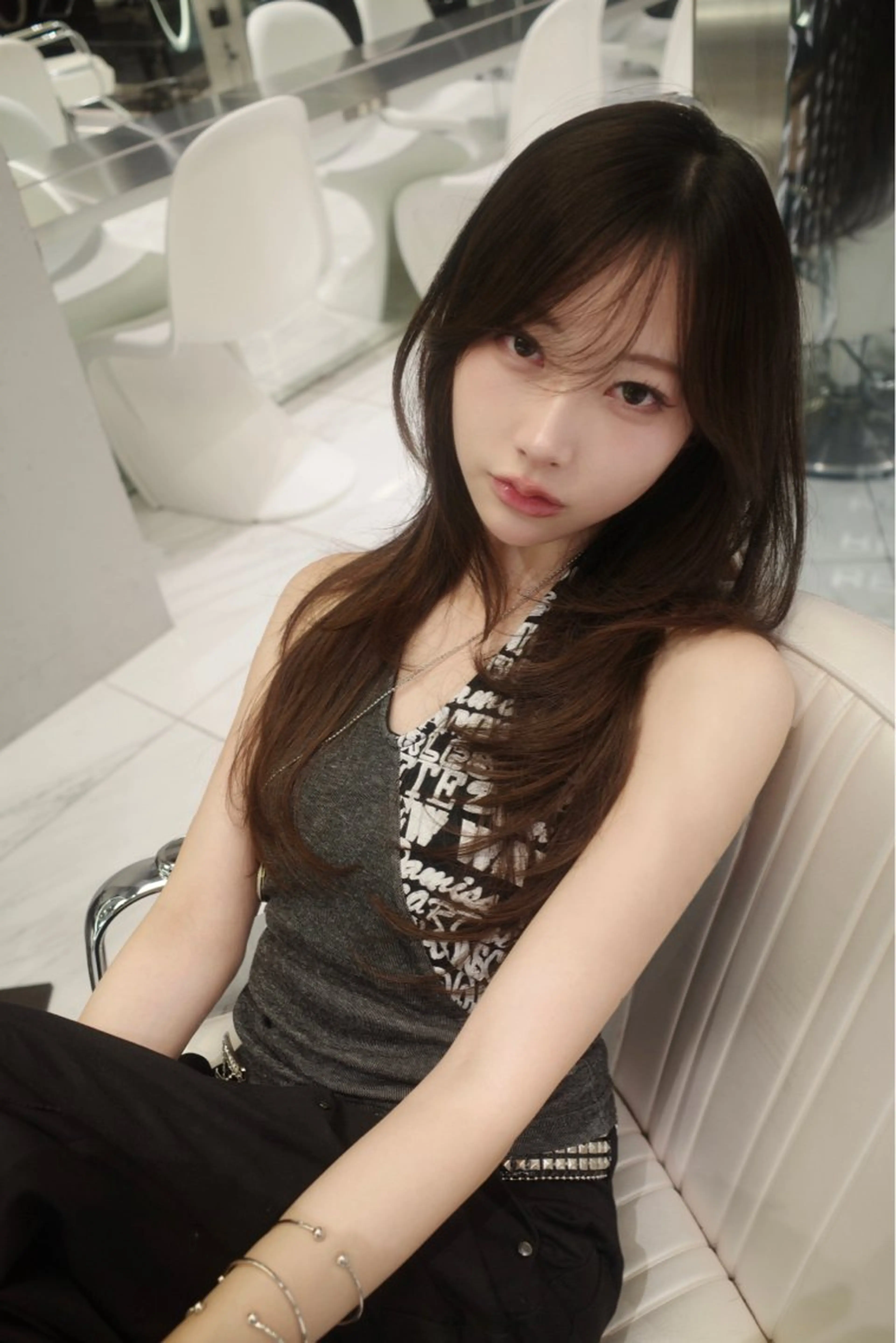 ロング カラー REDEALSHIBUYA所属・はるゆき/モテ髪 ハイレイヤー/艶髪のヘアスタイル