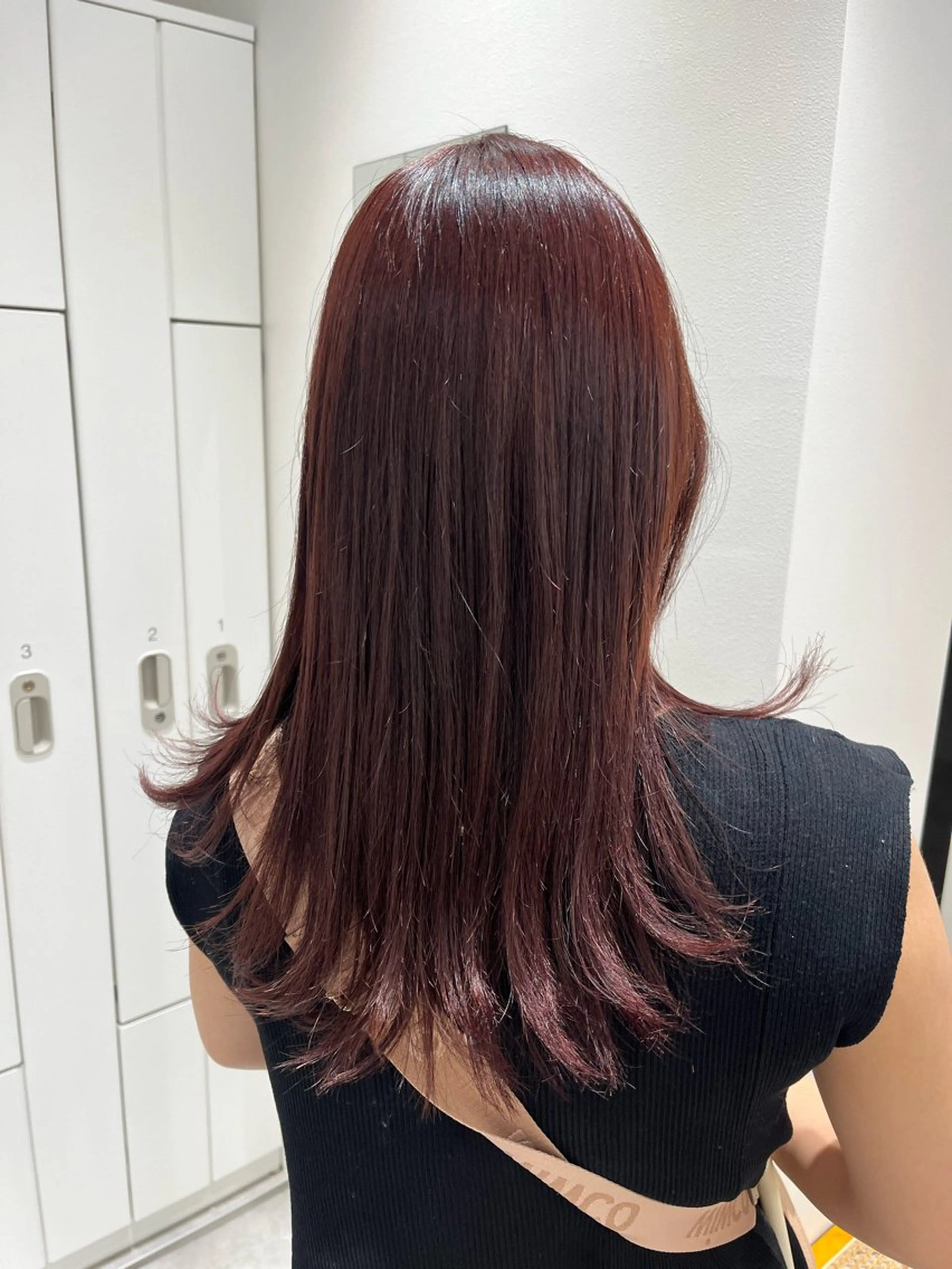 セミロング ヘアカラー トリートメント saki‪🌱‬♡ /髪質改善カラーのヘアスタイル