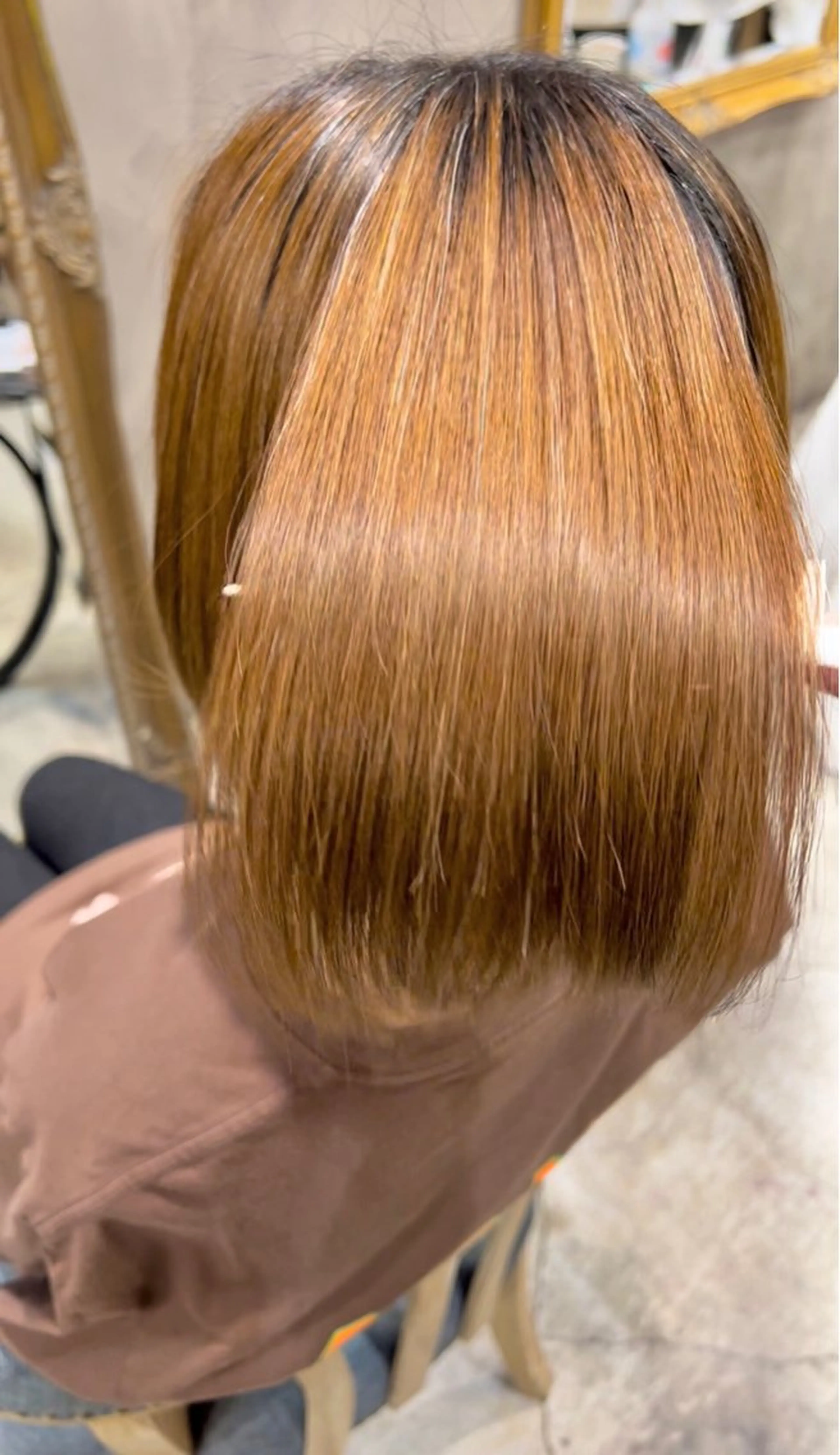 ミディアム カラー green登戸所属・🔹ハイトーン🔹 GINJIのヘアスタイル
