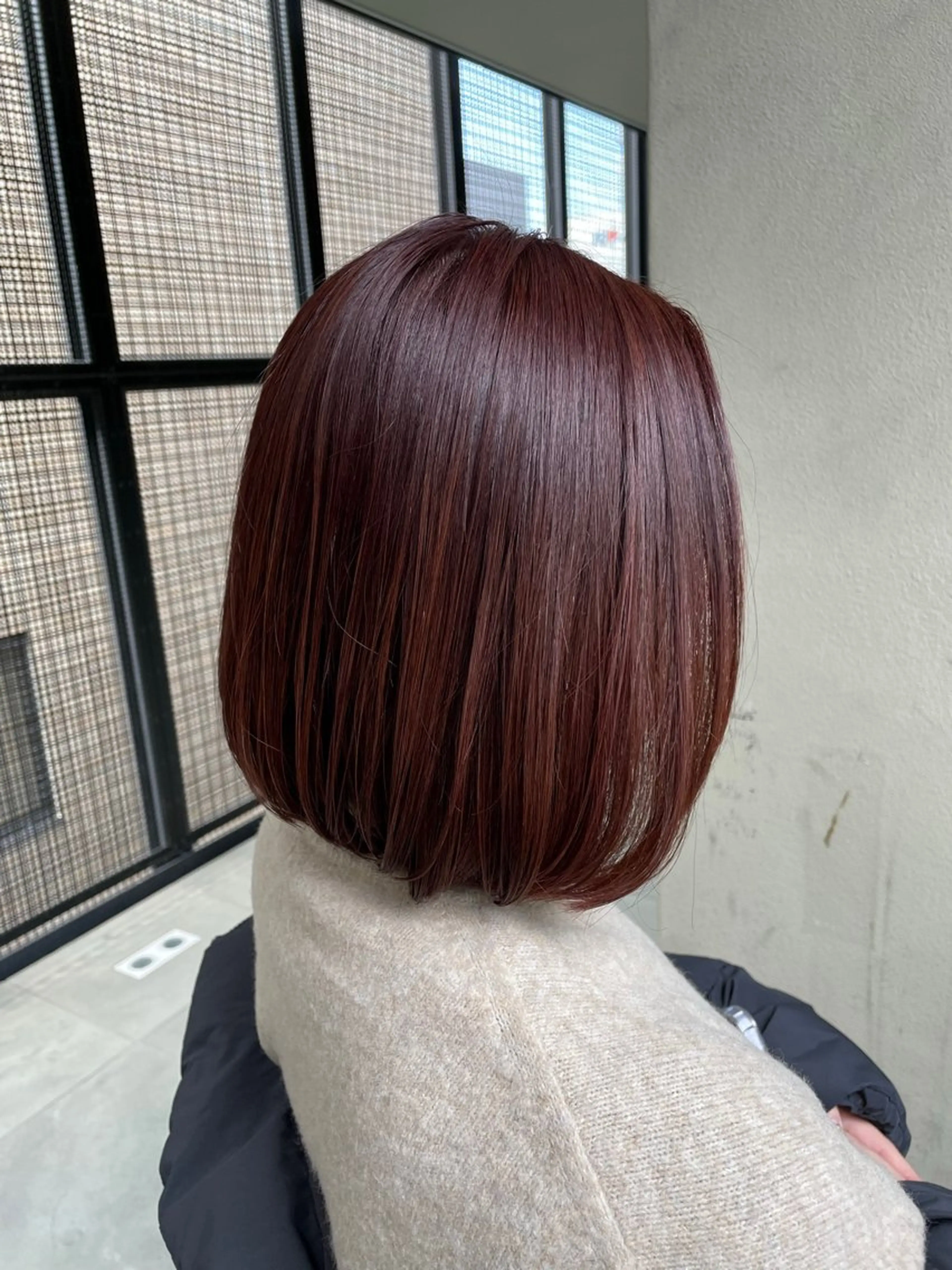 ミディアム カラー 大内 志穂のヘアスタイル