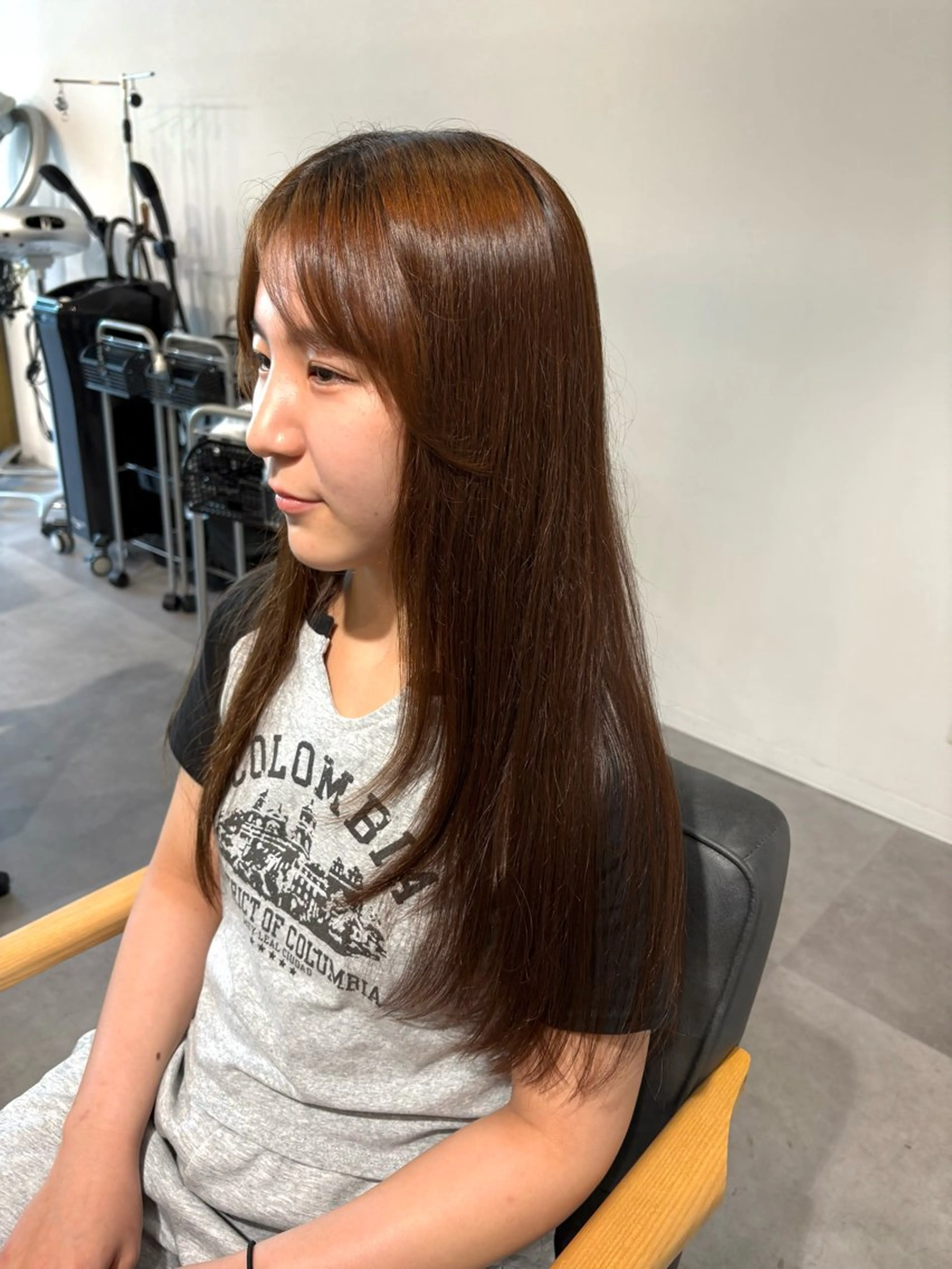 ロング レイヤーカット ロング 栗原 歩美のヘアスタイル