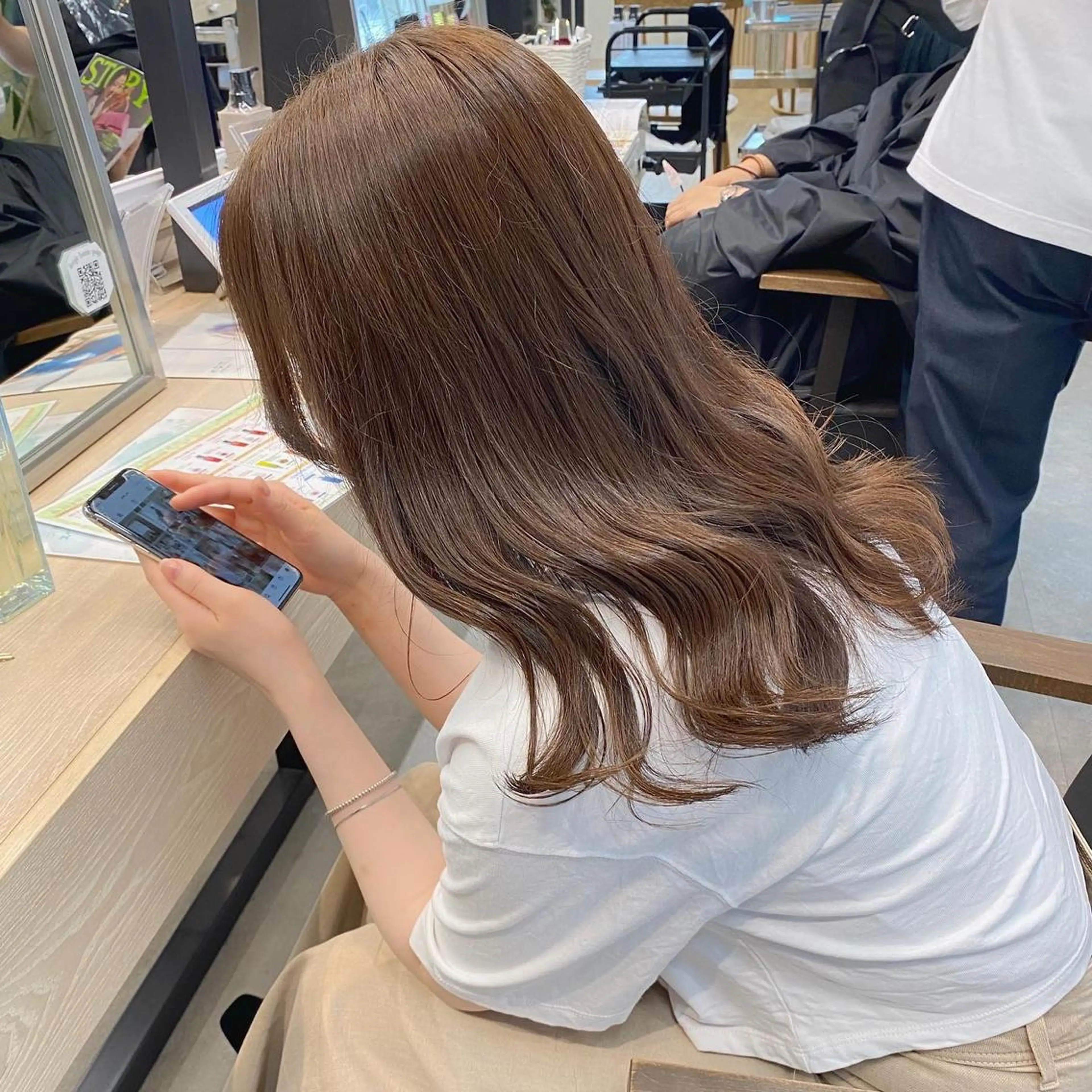 ロング メンズ縮毛矯正 ニュアンスパーマのヘアスタイル