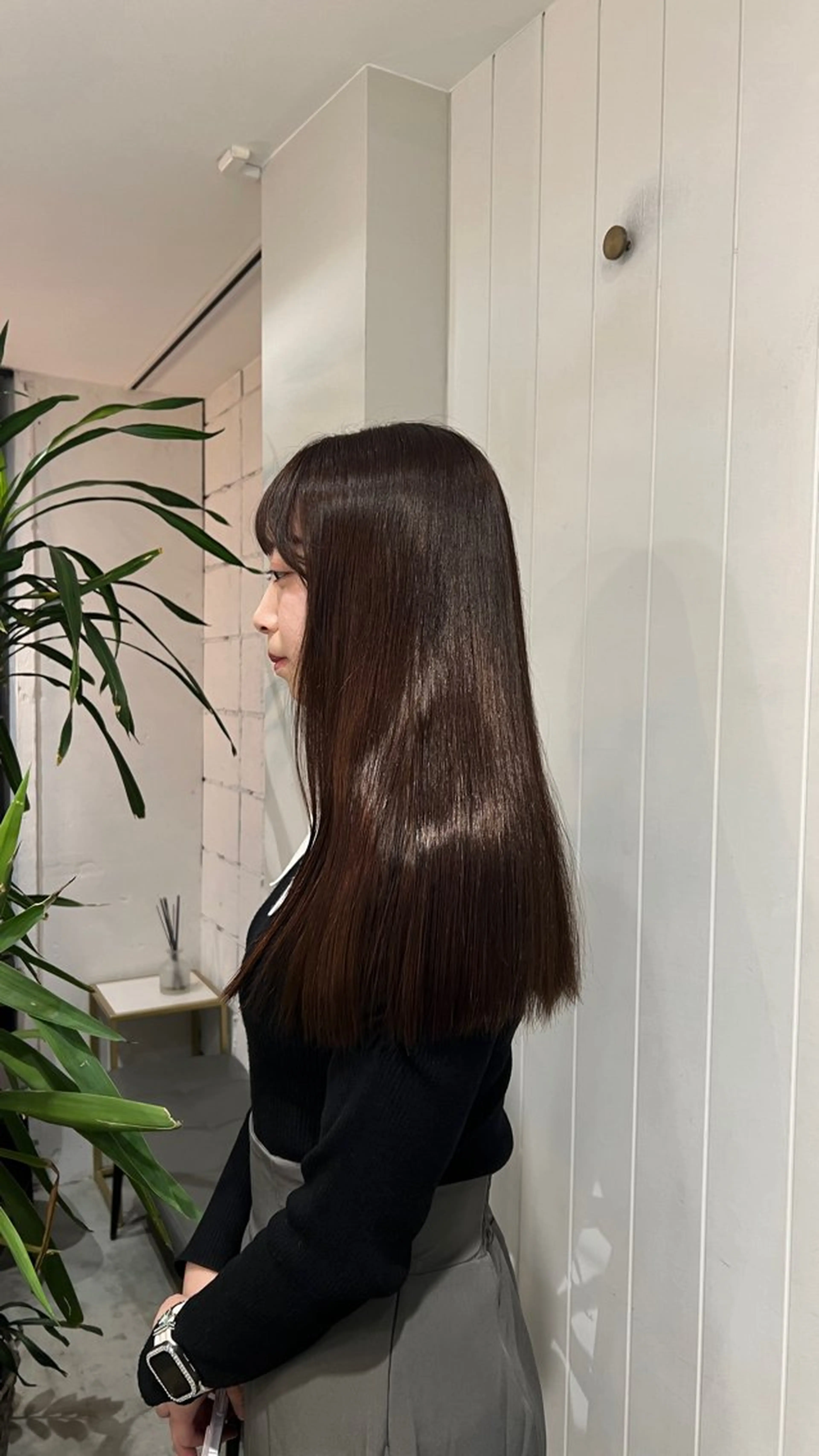 【ミニモ学割】土曜日限定🎼ストレートパーマ✨️根元のうねりが強い方向け(縮毛矯正)の写真