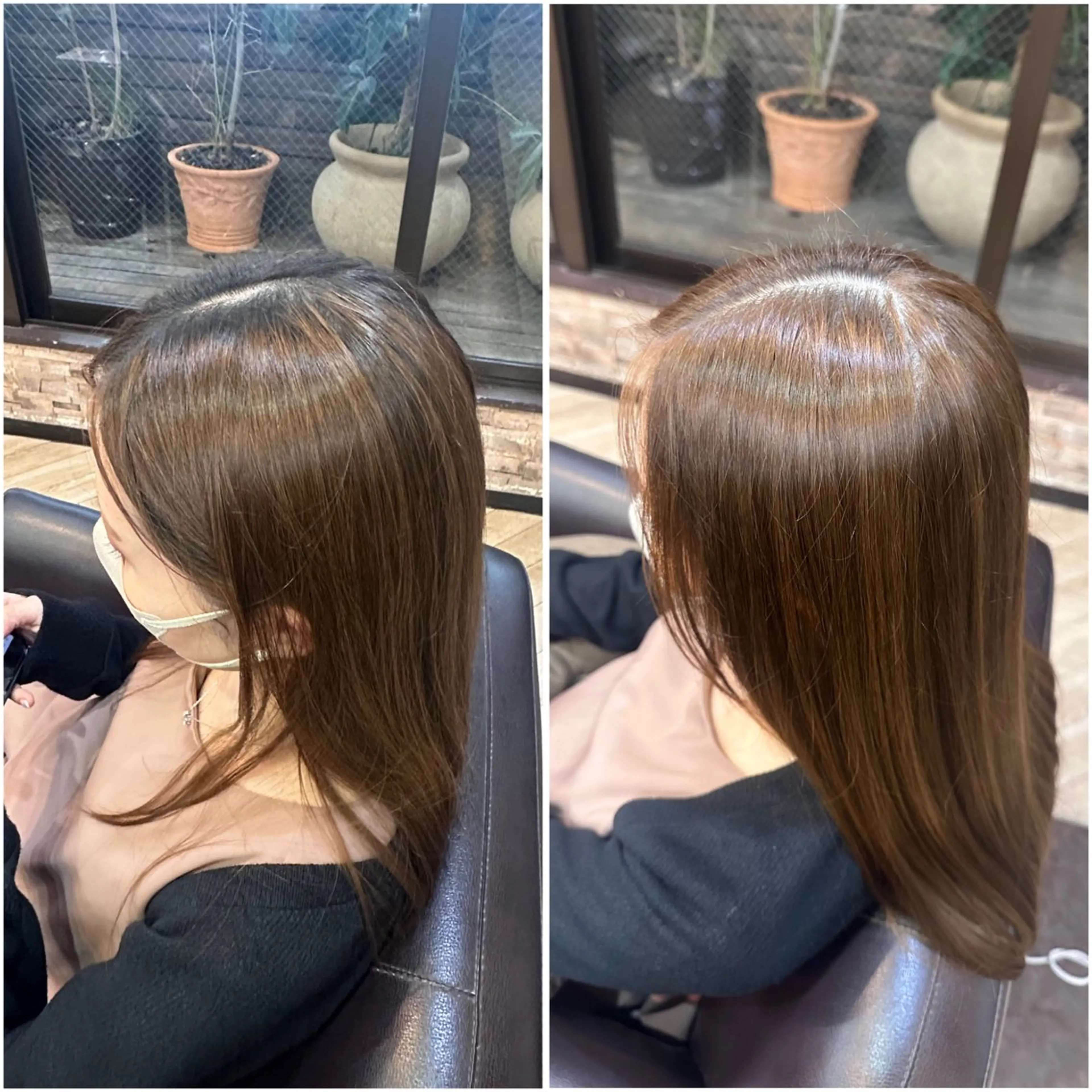 ロング カラー 松尾 和佳奈のヘアスタイル