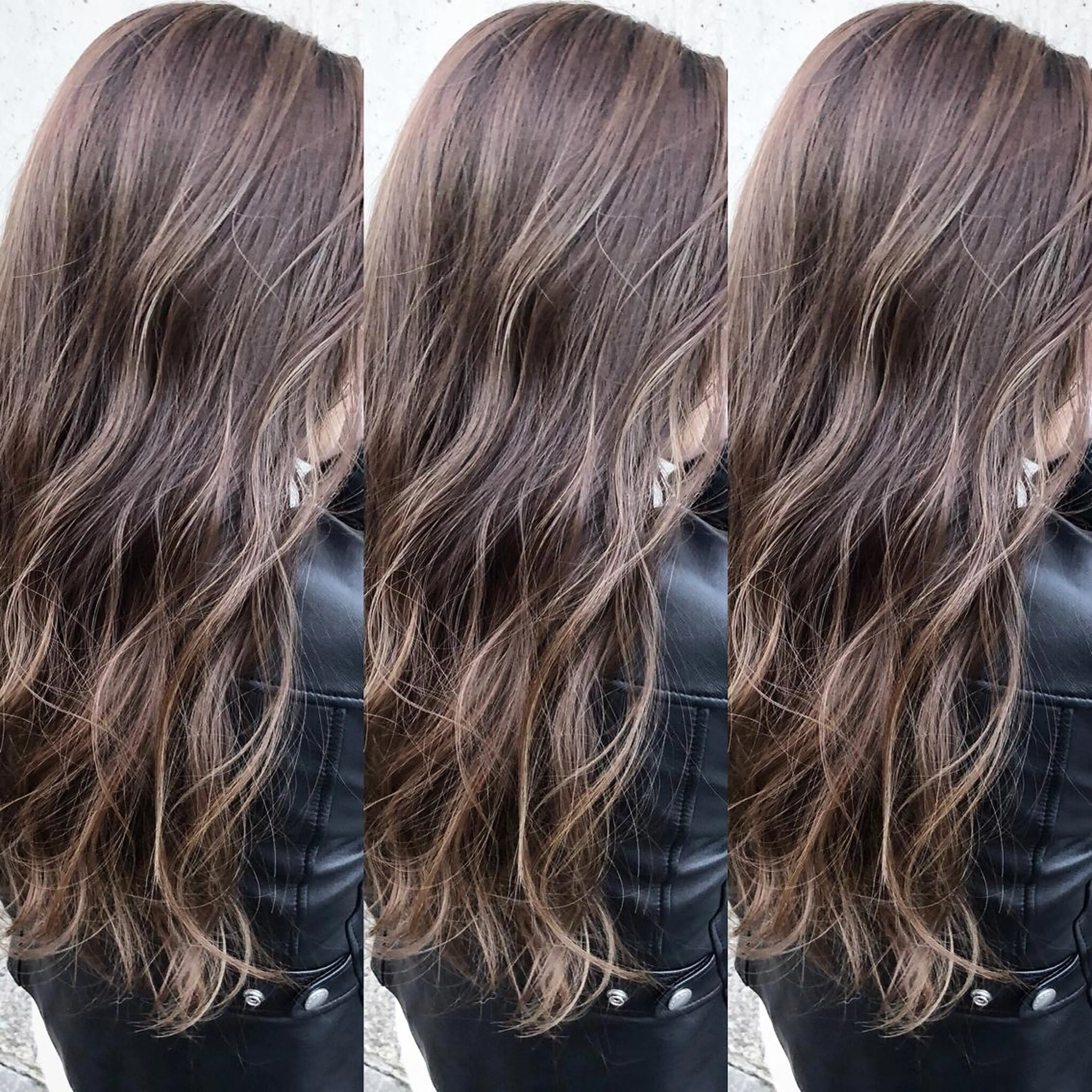 ロング カラー パーマ ヘアアレンジ メンズ キッズ ネイル マツエク・マツパ メンズハイライト グレージュ ハイライトカラー ハイライト カット ヘアカラー トリートメント ヘッドスパ 韓国風×透明感カラー 髪質改善オタベシンヤのヘアスタイル