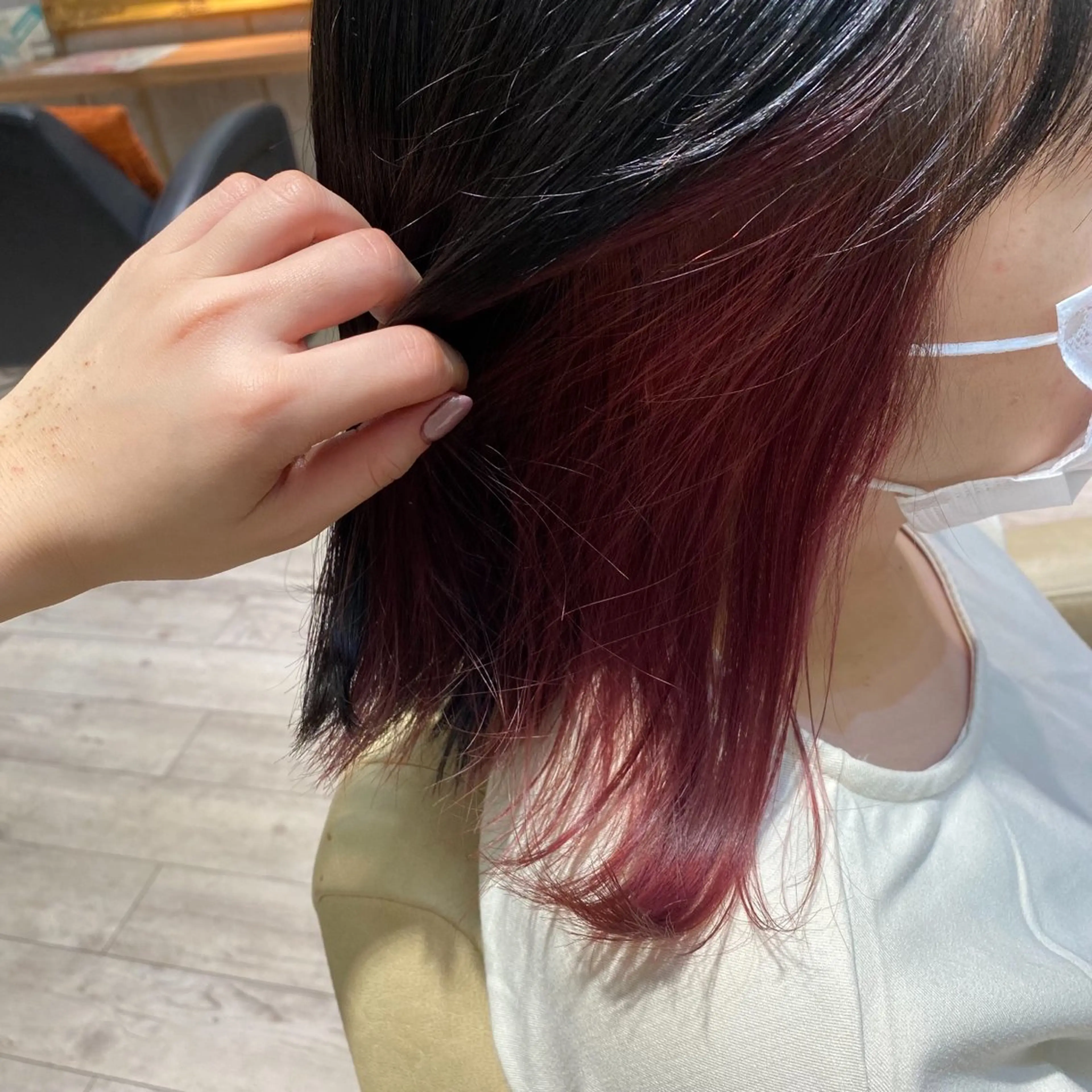 カラー 高堰 朱羽のヘアスタイル