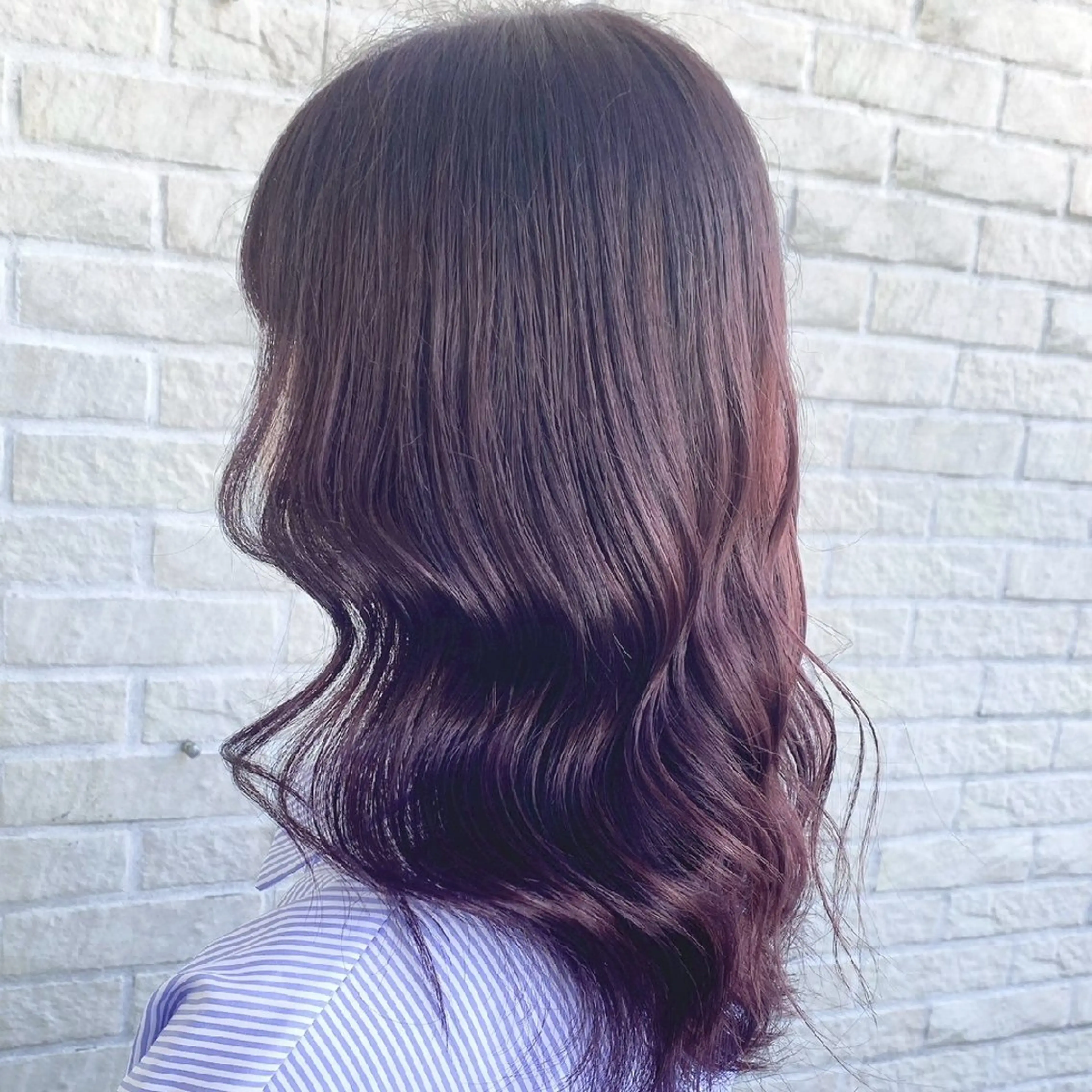 セミロング 髪質改善 トリートメント 🍑髪質改善カラー Momoka🍑のヘアスタイル