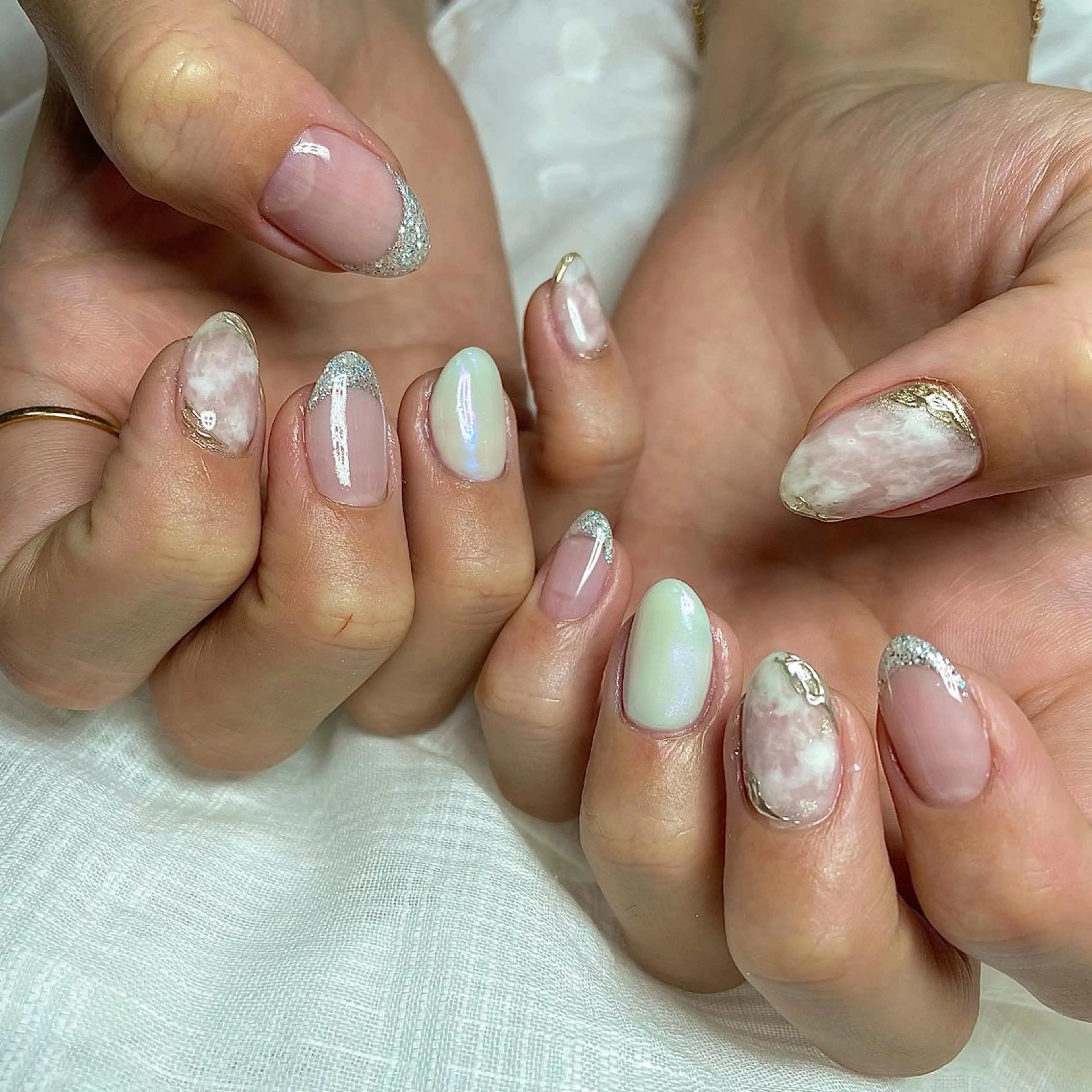 ネイル 持ち込み ハンドネイル Nailsalon BLOOM🌷 山崎のネイルデザイン