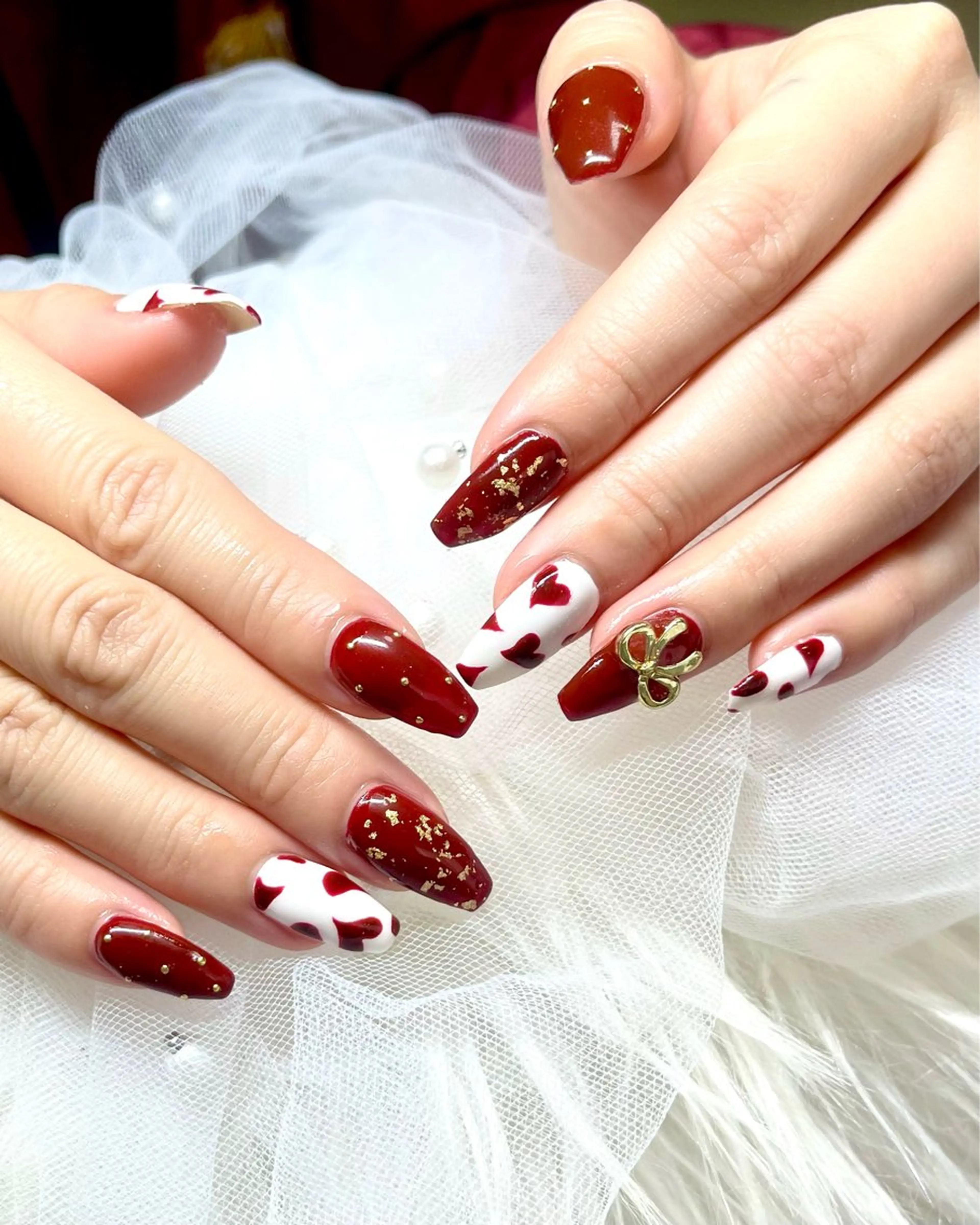 ネイル ボルドー ハンドネイル fox. nail__sakiのその他イメージ