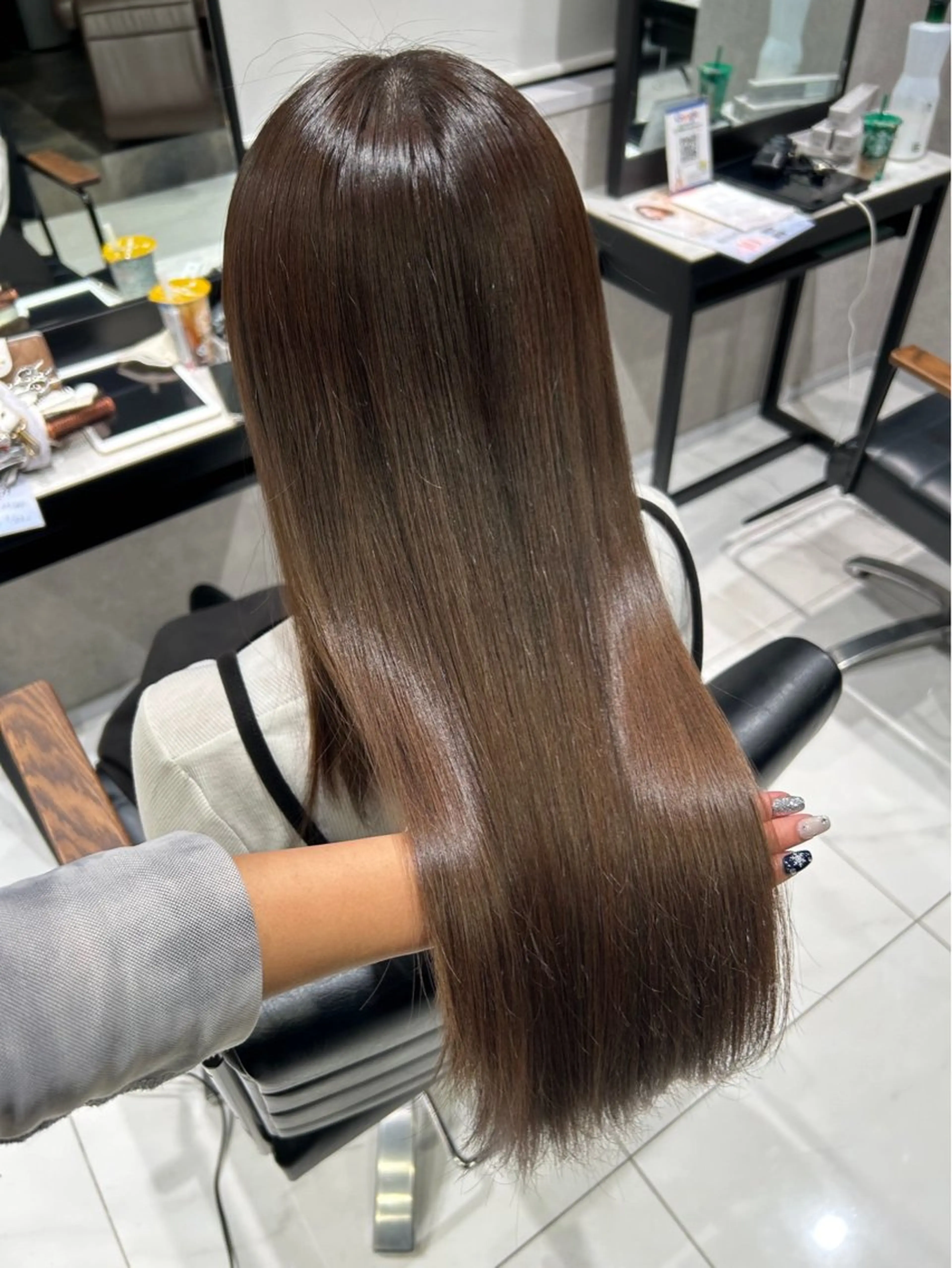 暖色ツヤカラー🩷 伊達美月🤍のヘアスタイル