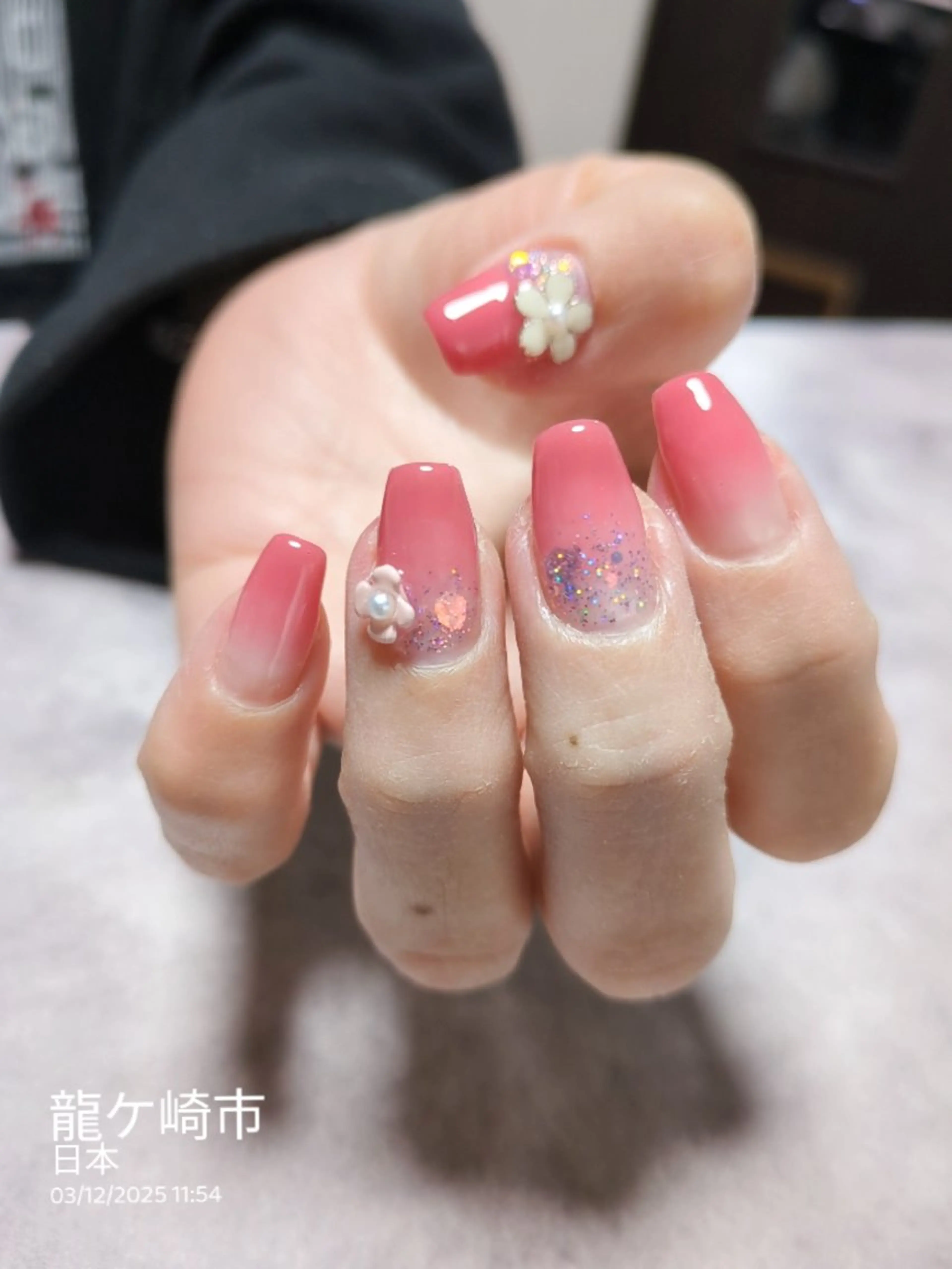 ネイル グラデーション  SOLEIL 小玉のネイルデザイン