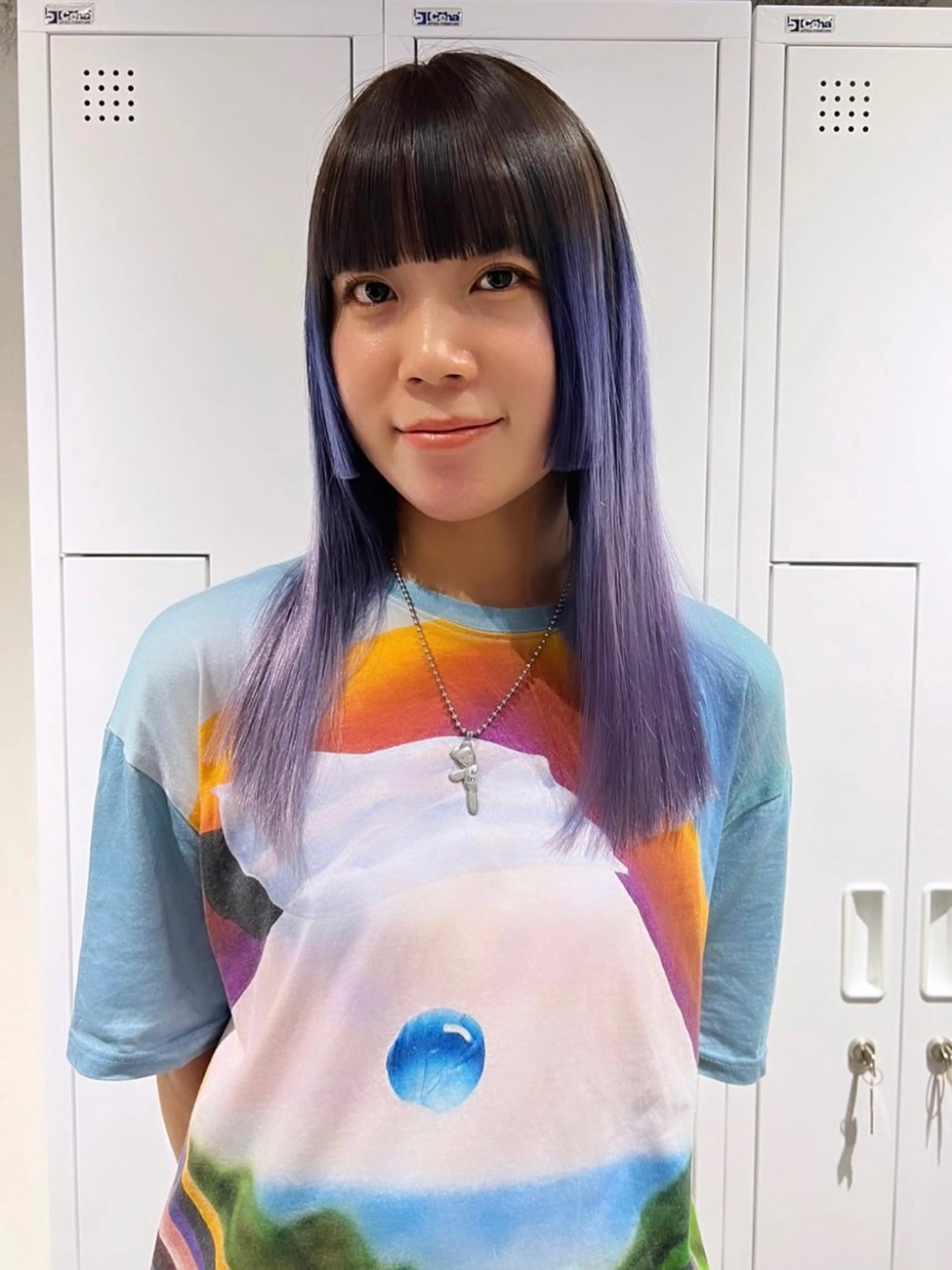ロング カラー ブリーチ ケアブリーチ 透明感カラー デザインカラー ダブルカラー nendo_hair所属・ハイトーン/ブリーチ レイヤーsonokaのヘアスタイル