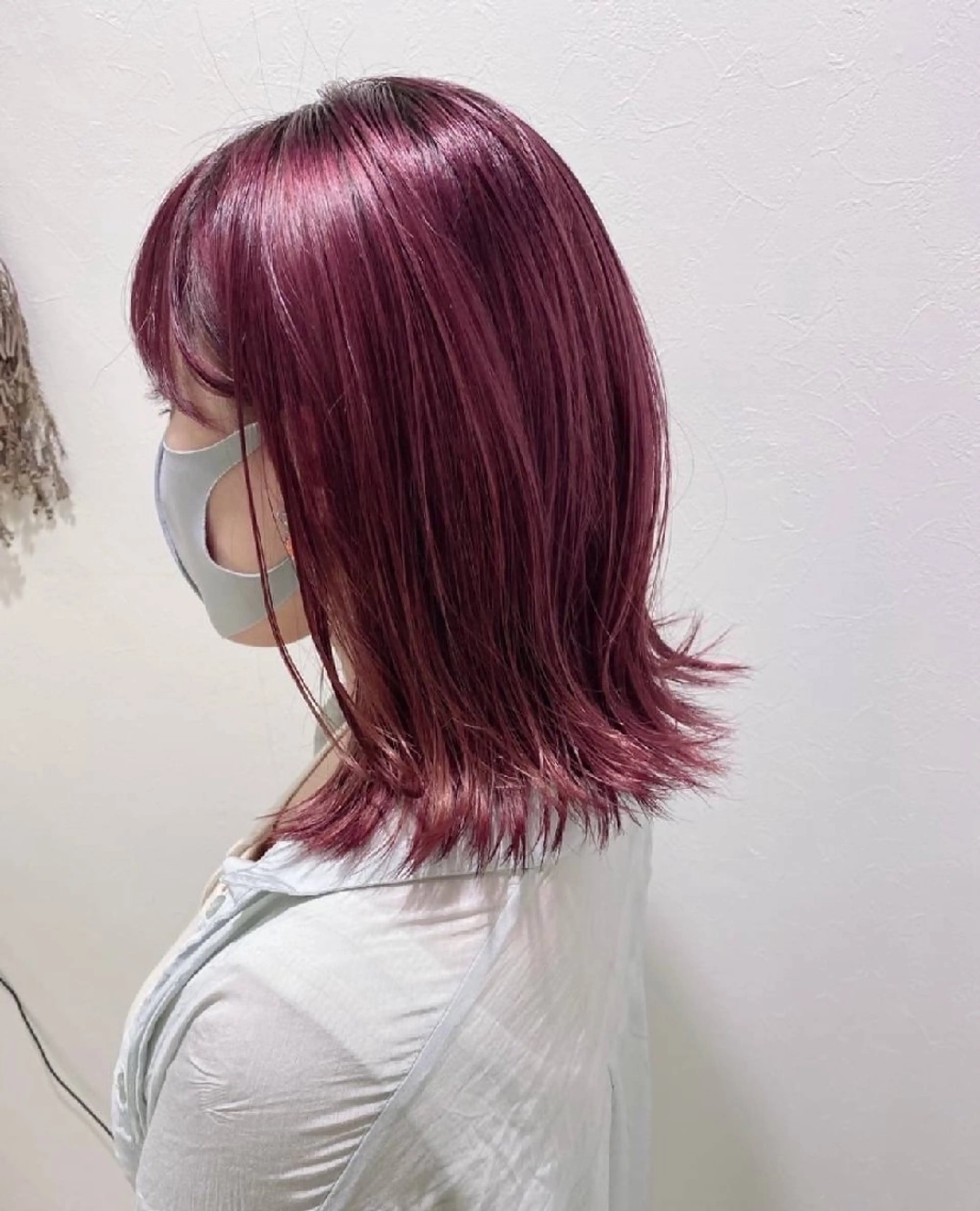 ミディアム 艶髪🌼*･/安田 彩愛のヘアスタイル