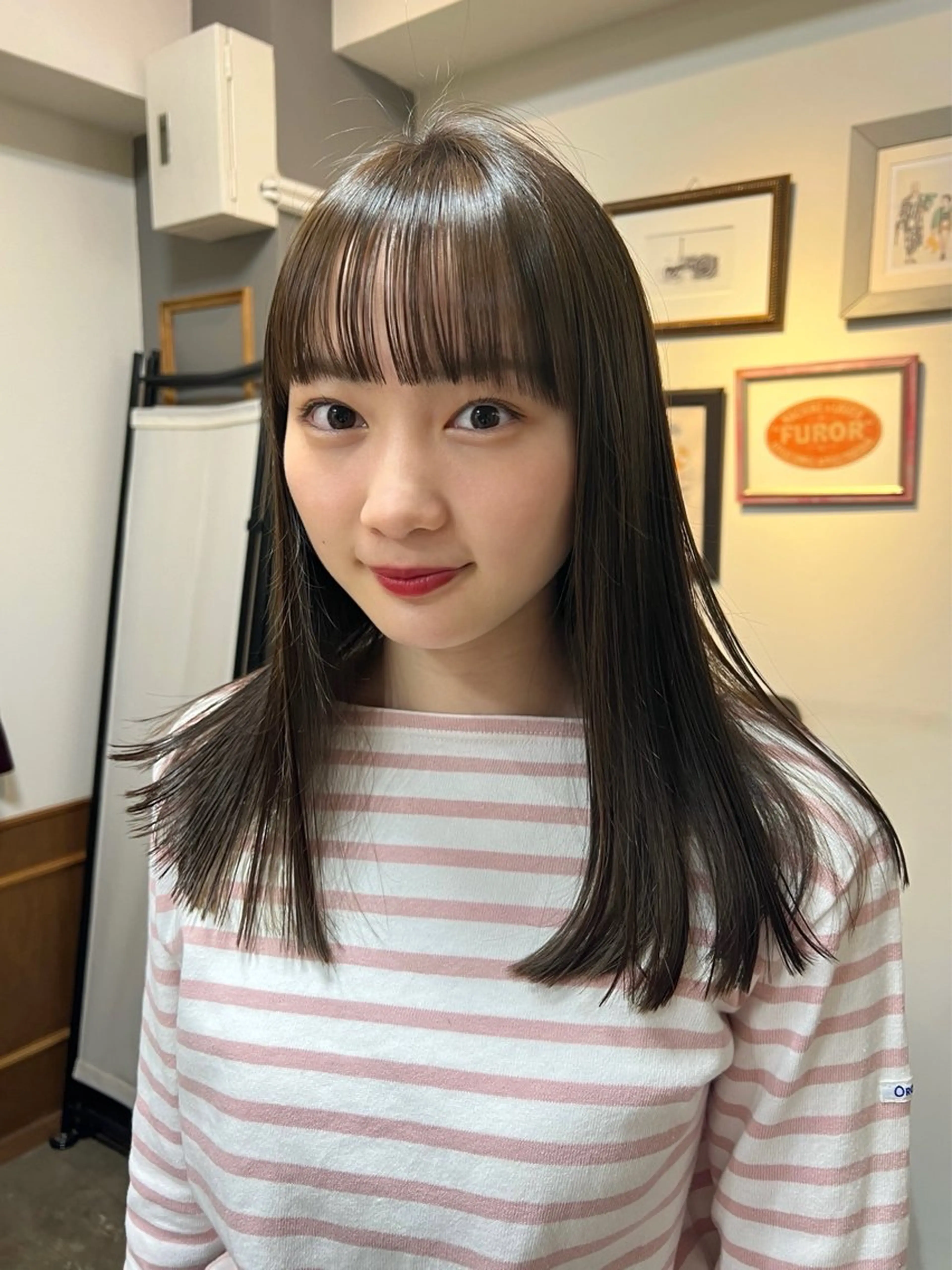 ロング カラー カット ヘアカラー トリートメント まろやか透明感カラー ♡MANAのヘアスタイル