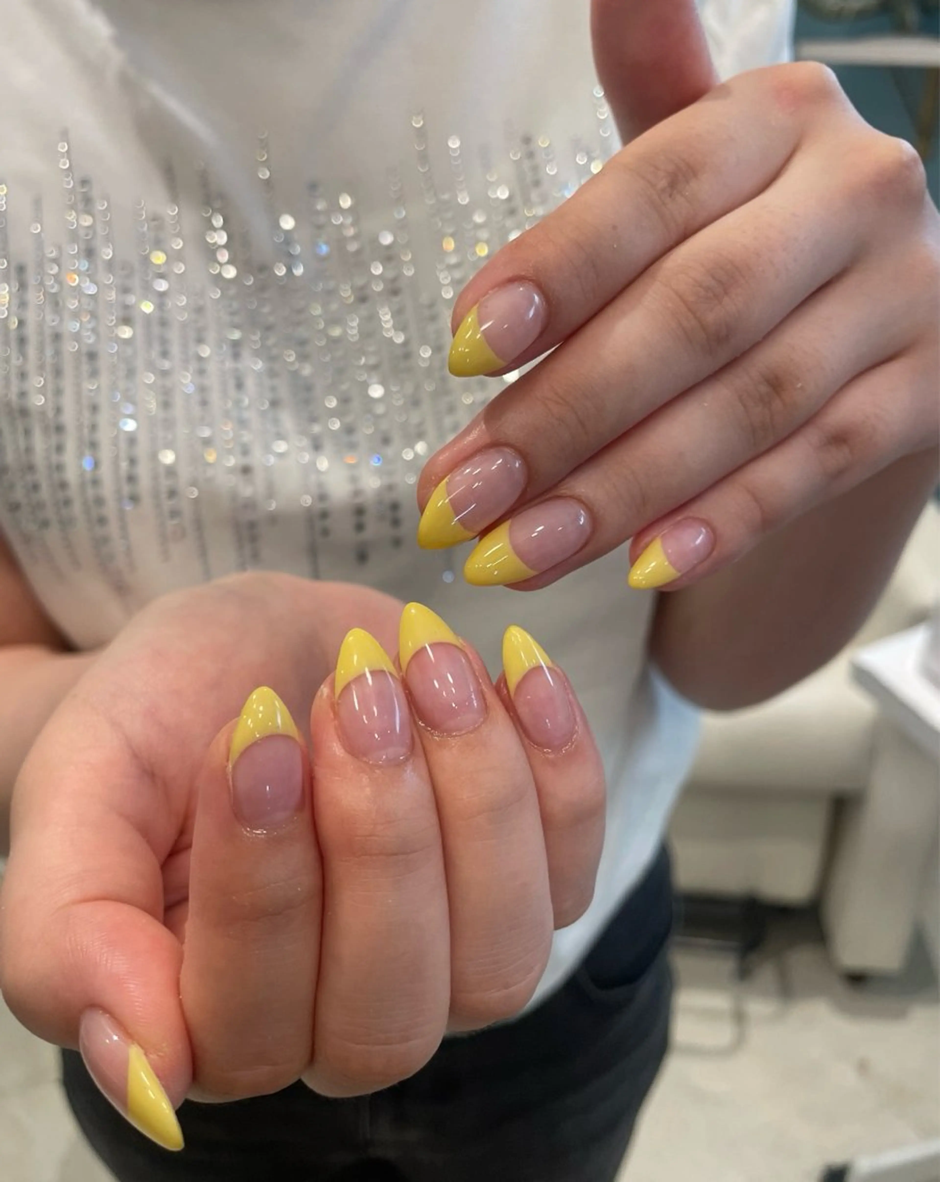 [ オフ有 ]  color french ★ ✧︎ベースカラー追加+￥500✧︎の写真
