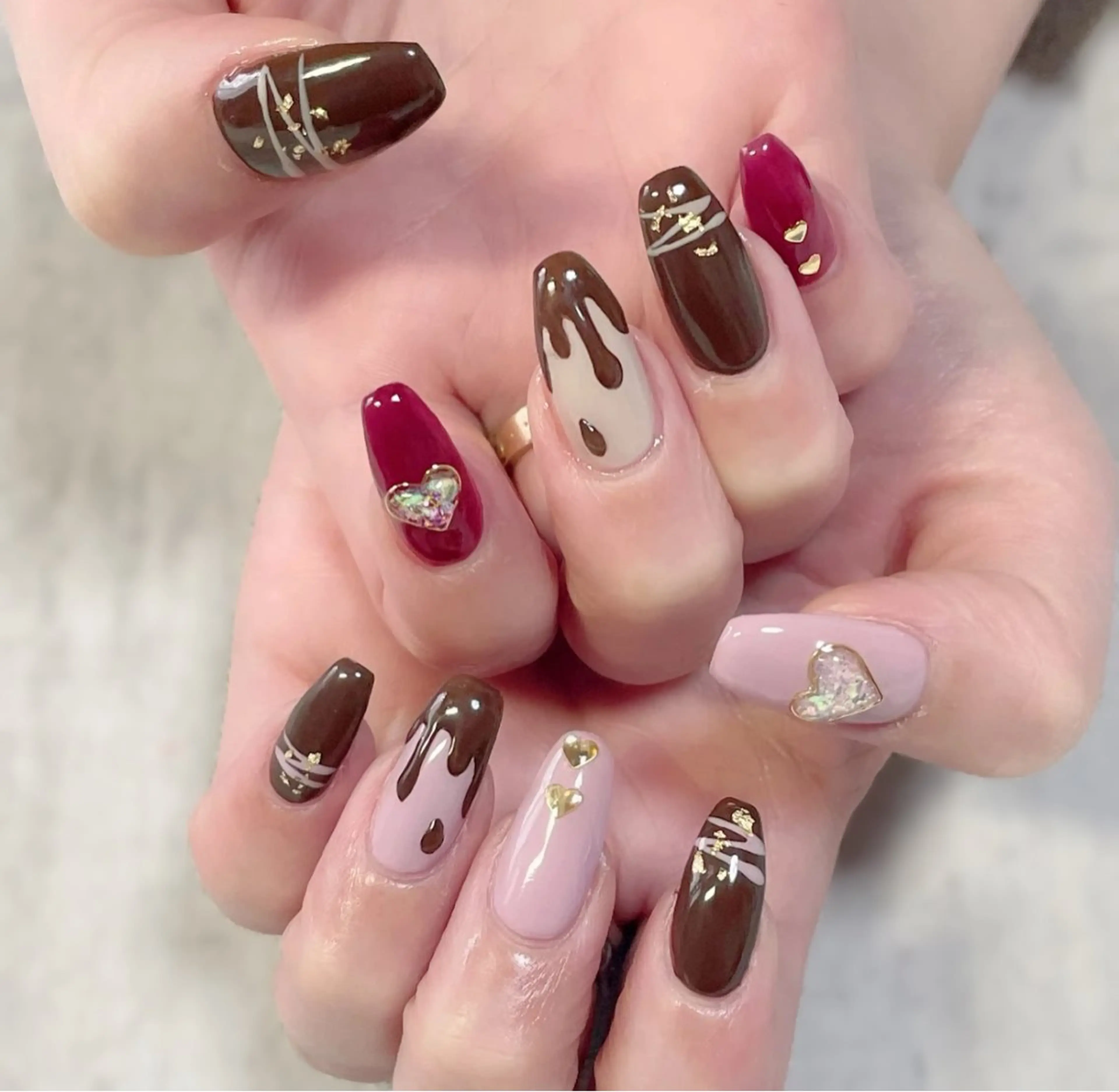 ネイル アートネイル チークネイル 長さ出し フレンチネイル ジェルネイル Y•K美學院(ネイルサロン エステティックサロン)所属・YK Beauty salonのマツエク・マツパデザイン