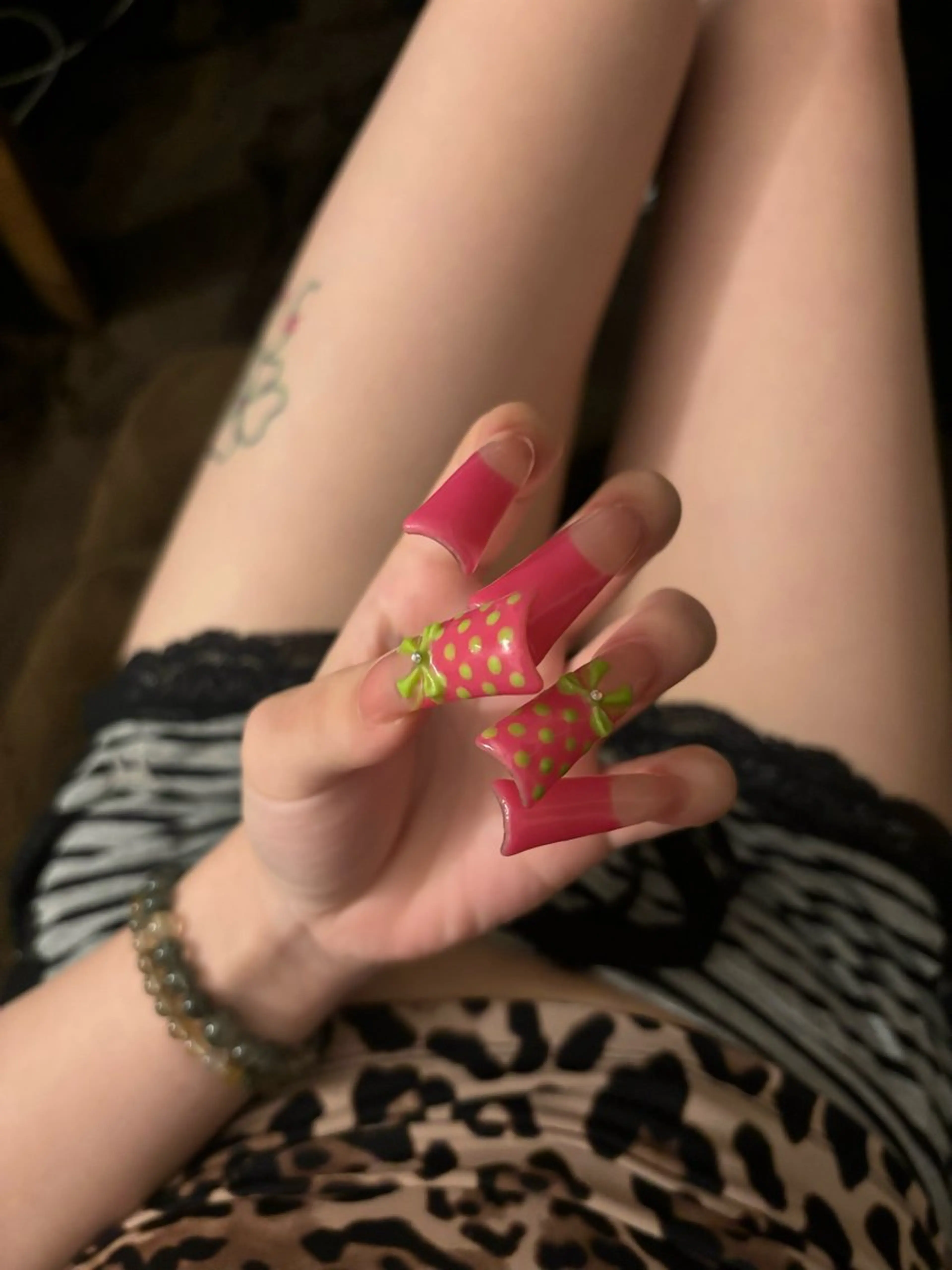 ネイル アートネイル 長さ出し ネイルチップ 秋丸 莉奈のネイルデザイン