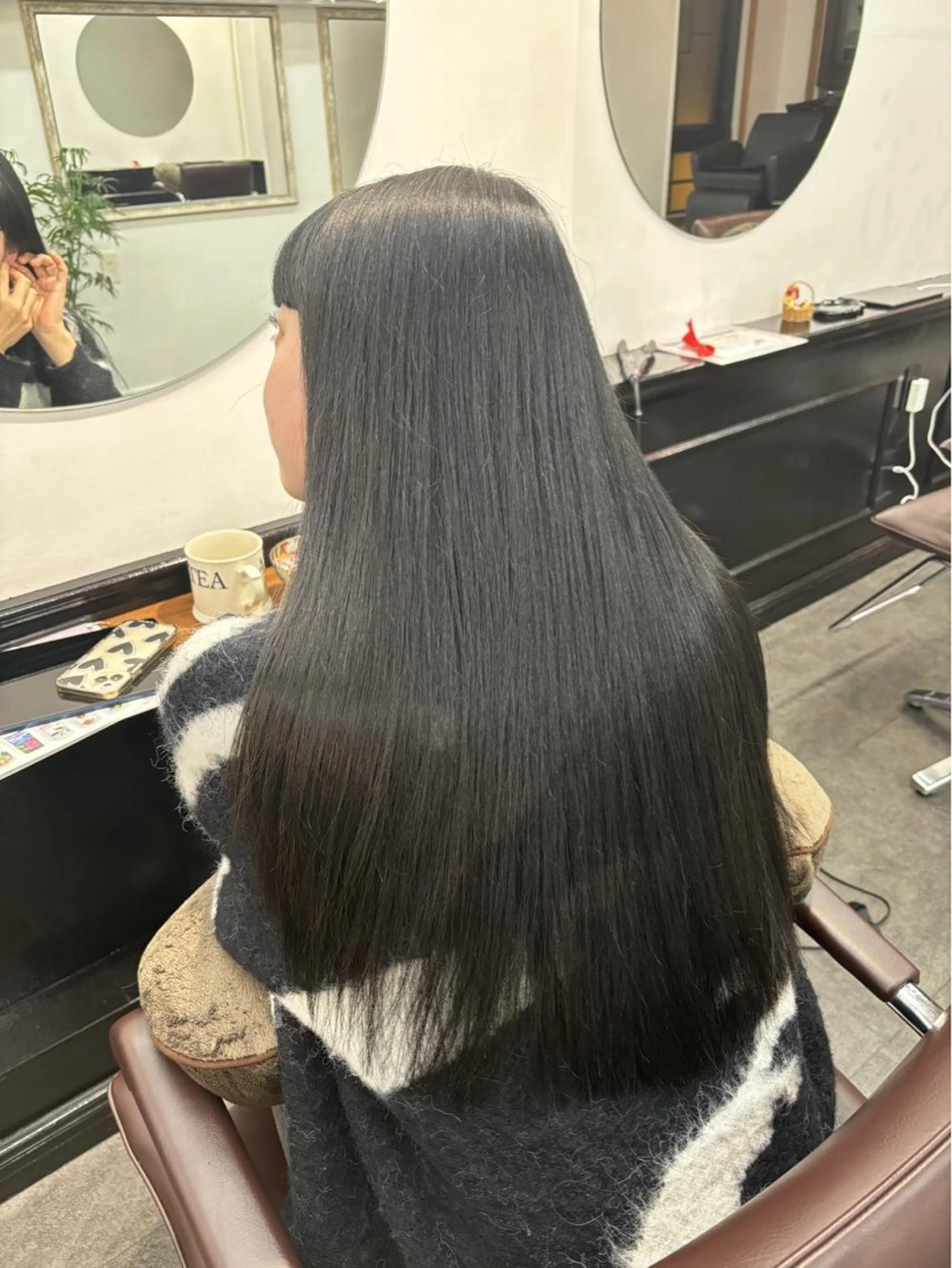 ロング トリートメント 猪俣 彩音のヘアスタイル