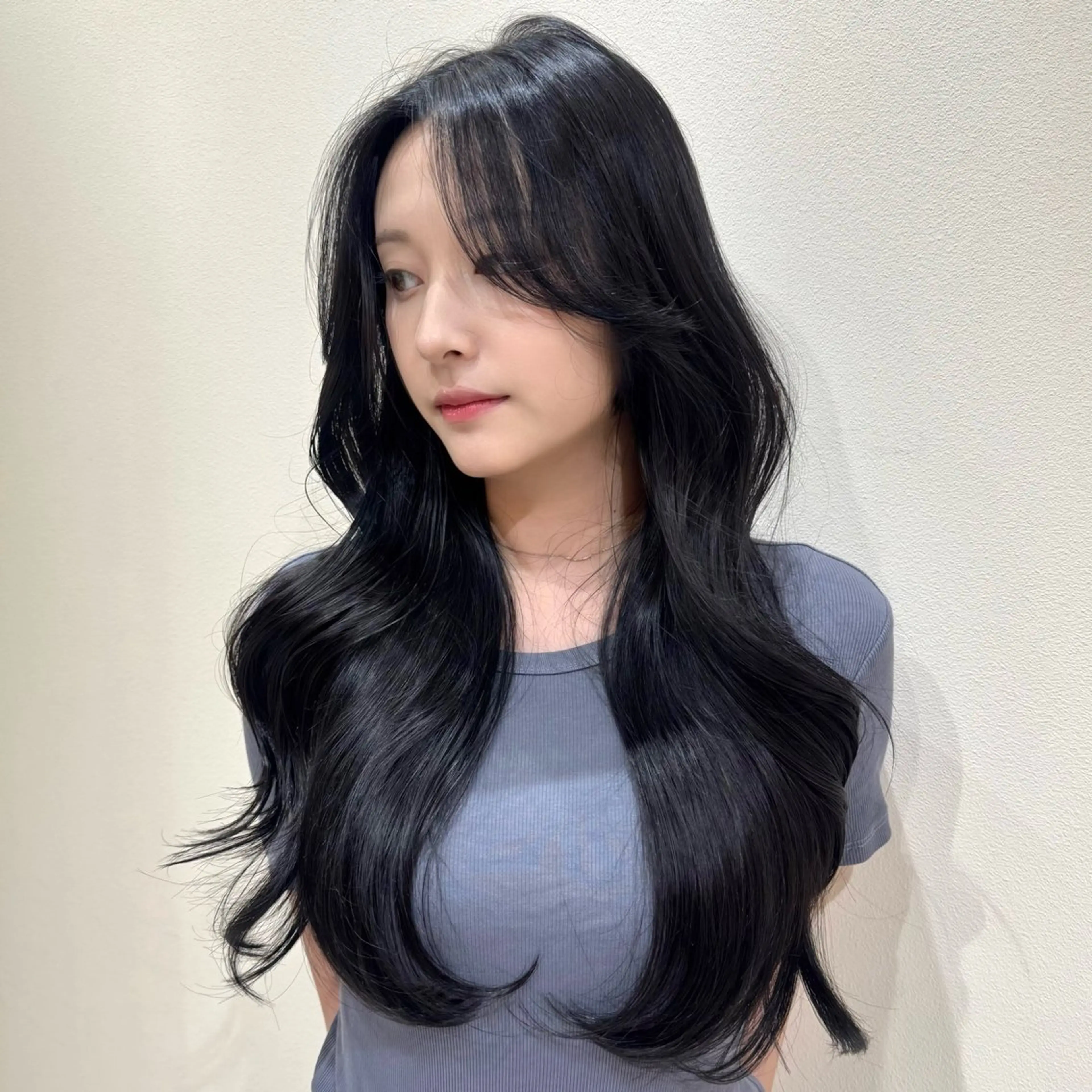 ロング カラー ヘアアレンジ カット ヘアカラー トリートメント 🤍色気レイヤー🤍 リナのヘアスタイル