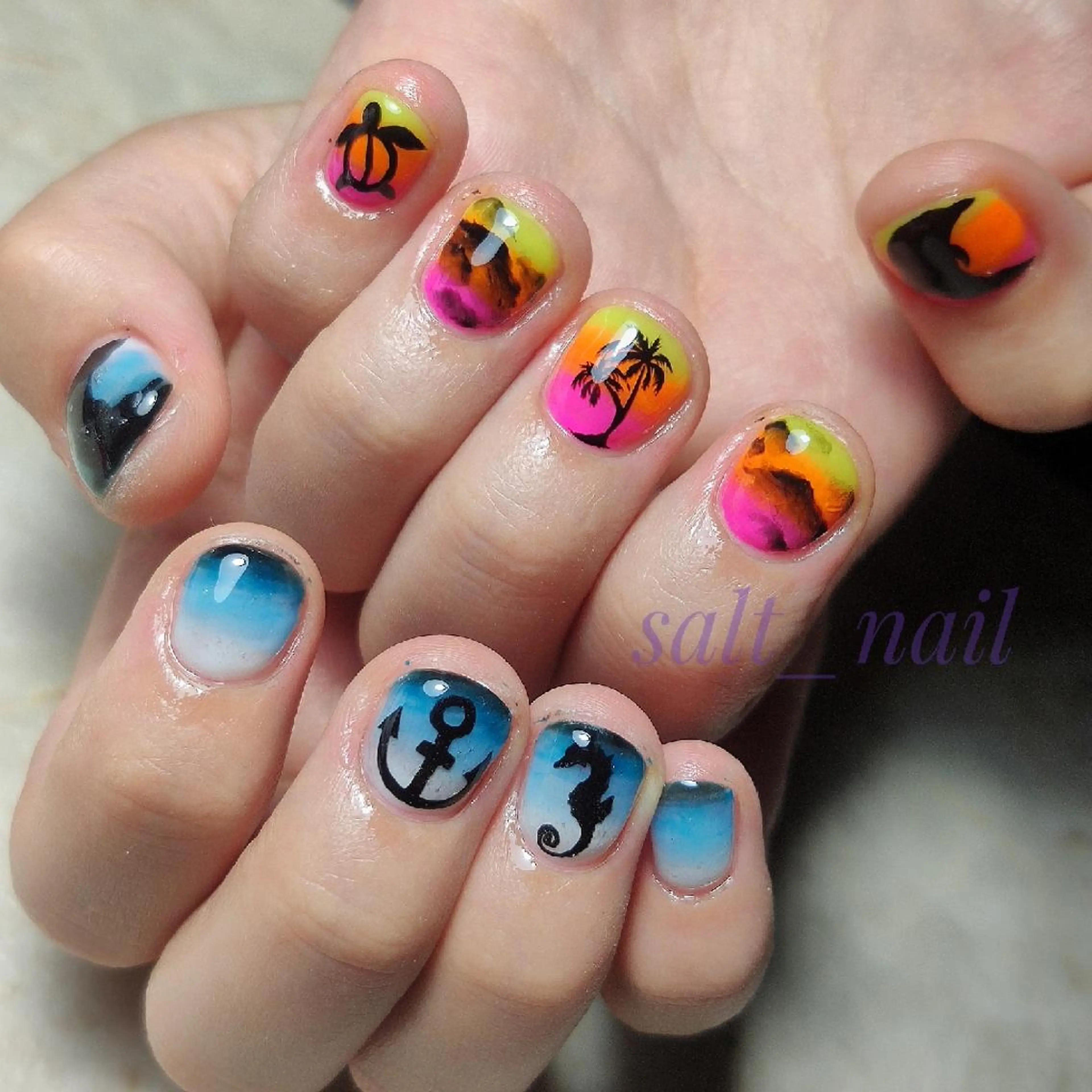ネイル アートネイル 個人サロン saltnailのネイルデザイン